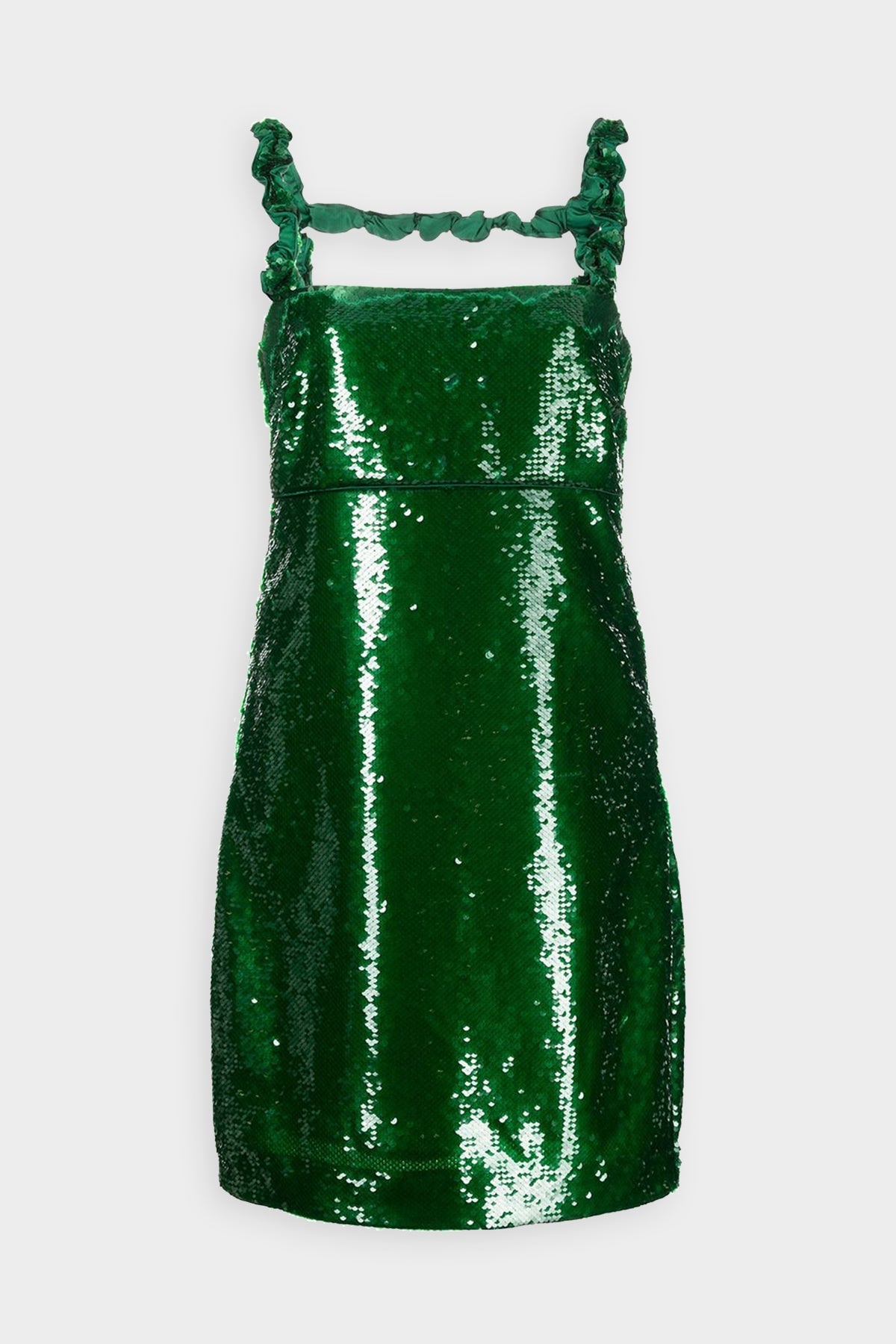 Sequins Strap Mini Dress in Kelly Green - shop-olivia.com