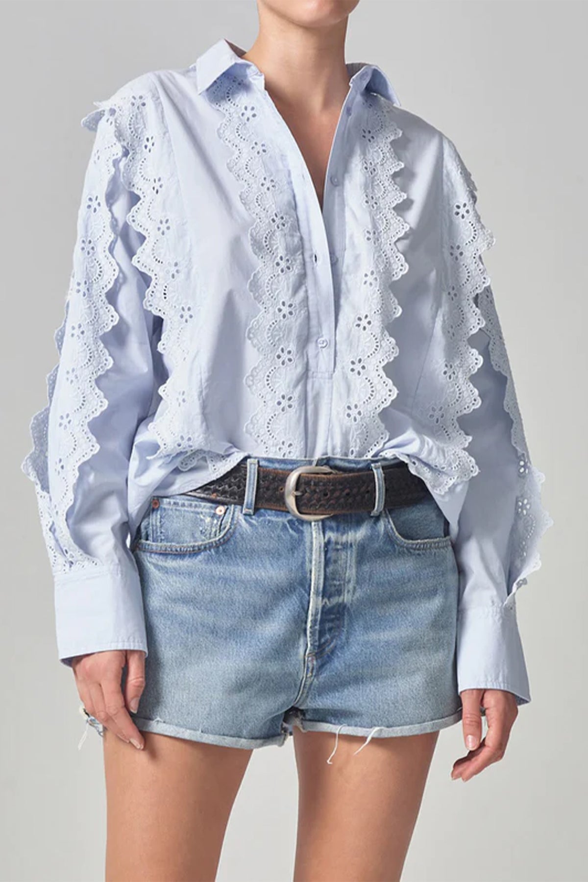 Shay Popover with Scalloped Trim in Santa Cruz - shop-olivia.com