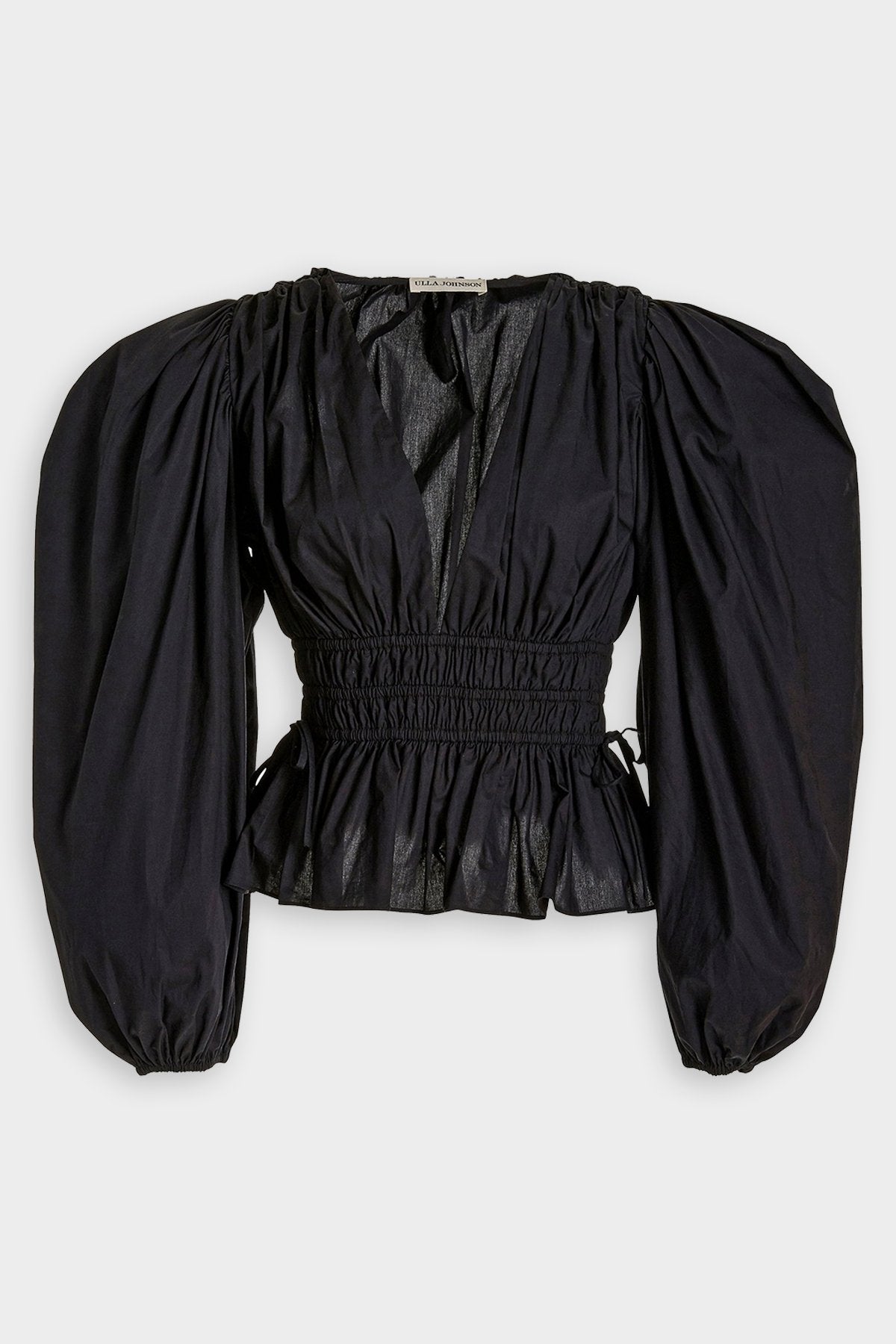 Shira Blouse in Noir - shop-olivia.com