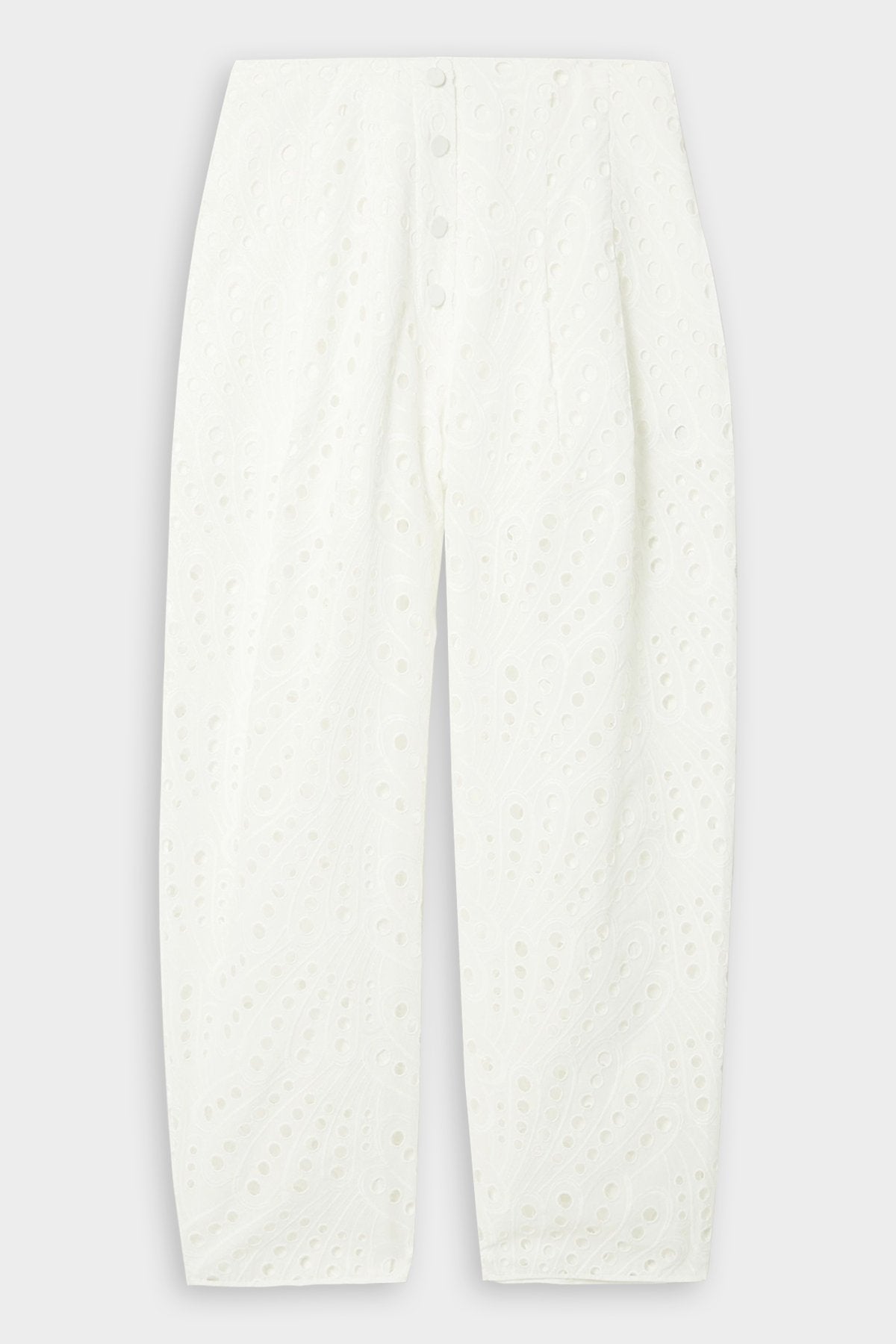 Simone Trouser in White - shop-olivia.com