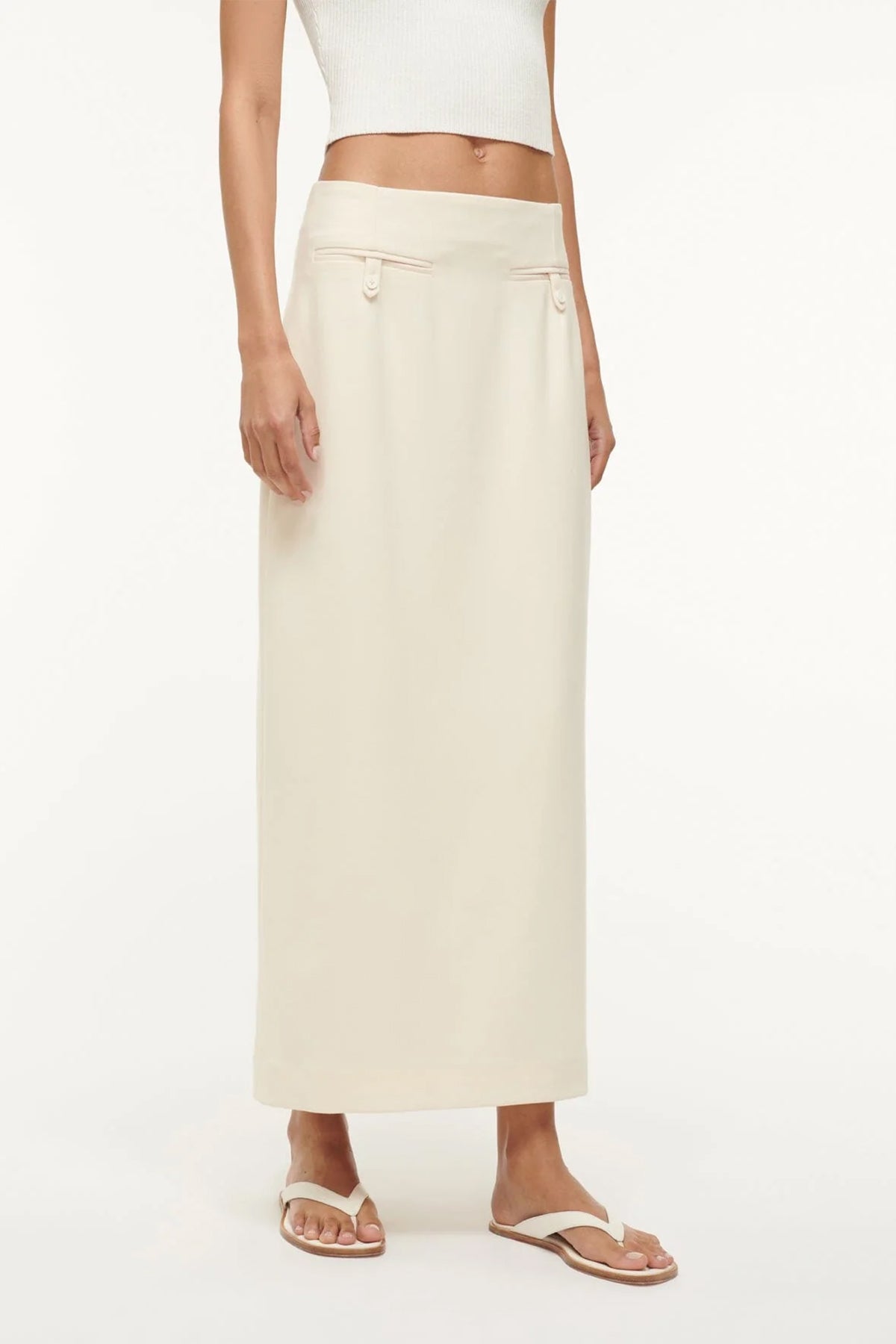 Smith Skirt in Ecru - shop-olivia.com