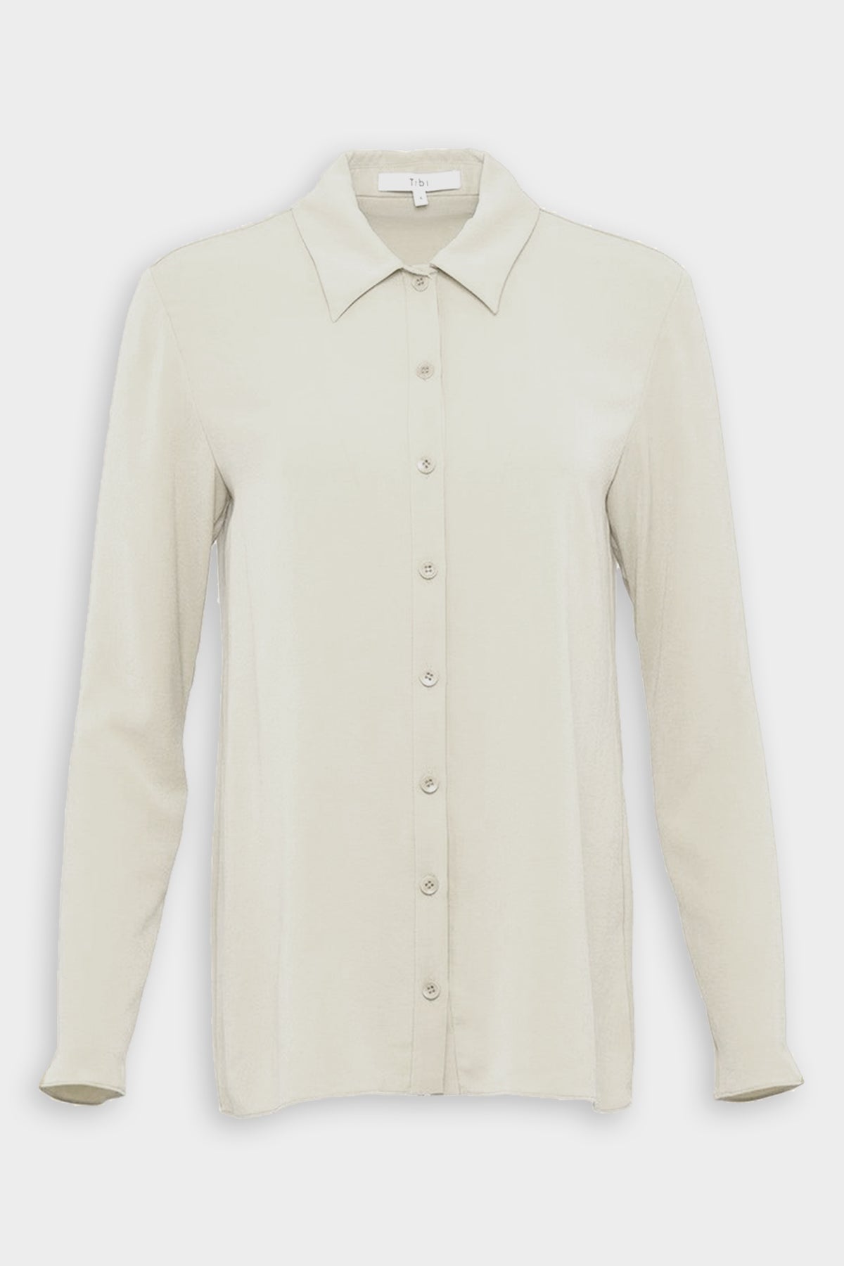 Soft Drape Slim Shirt in Dune - shop-olivia.com