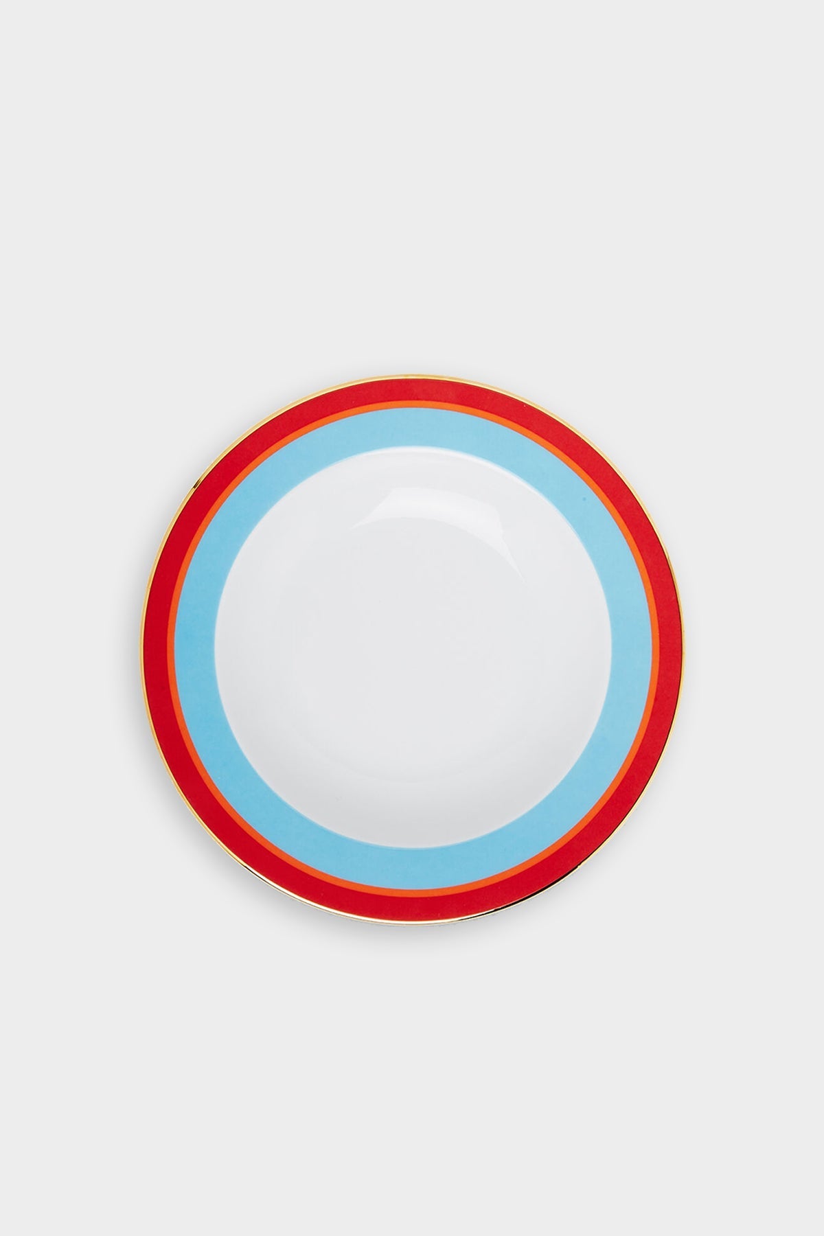 Soup and Dinner Plate Set of 2 in Rainbow Azzurro - shop-olivia.com