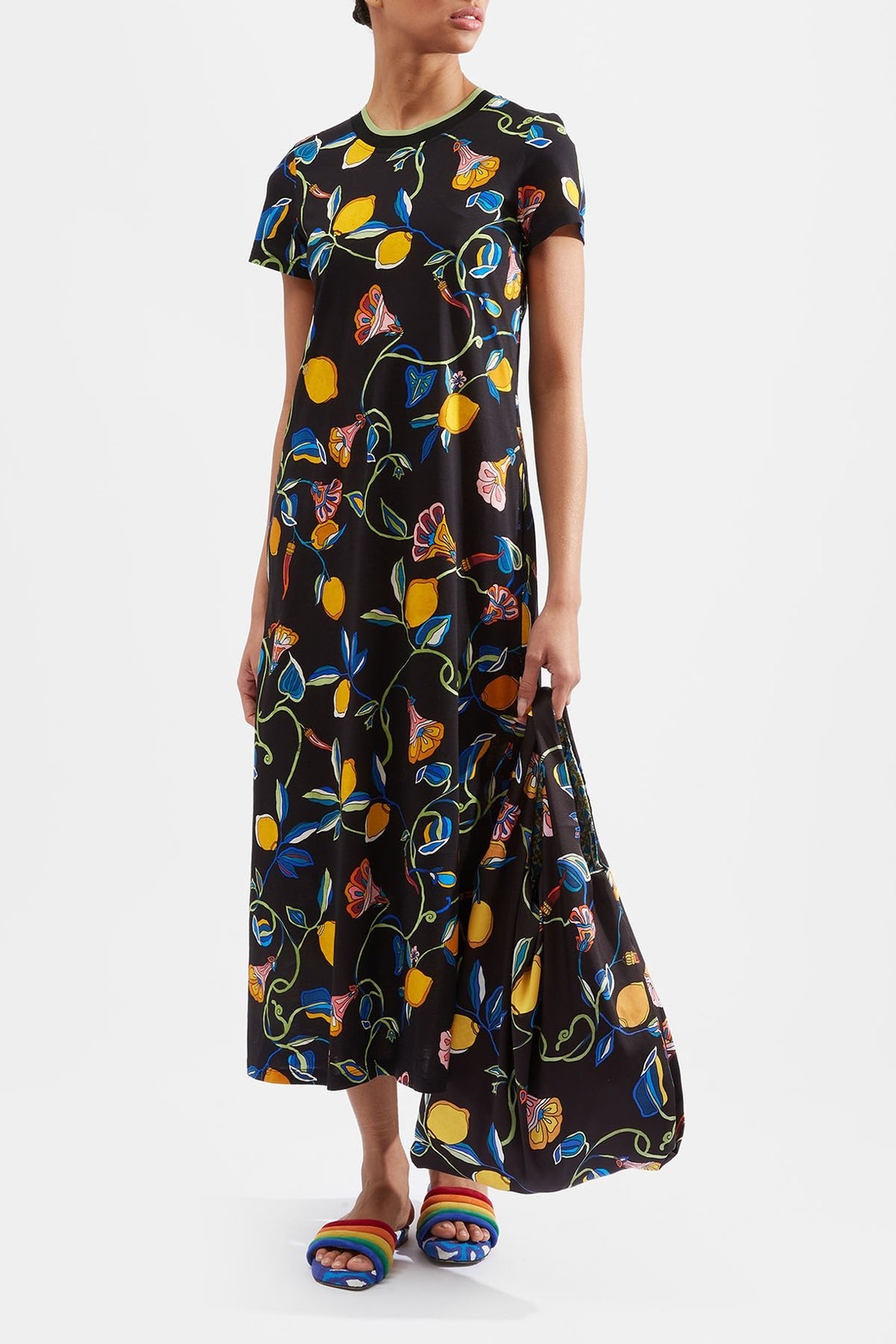 Sporty Swing Dress in Borboni - shop-olivia.com