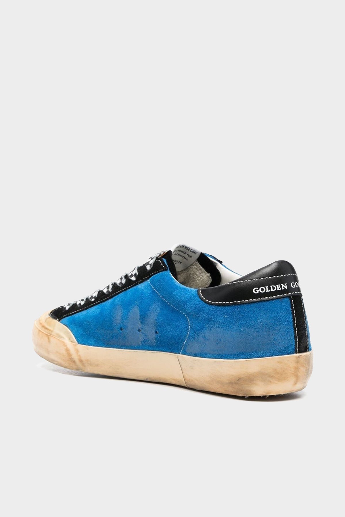 Super-Star Blue Suede Leather Men Sneaker - shop-olivia.com