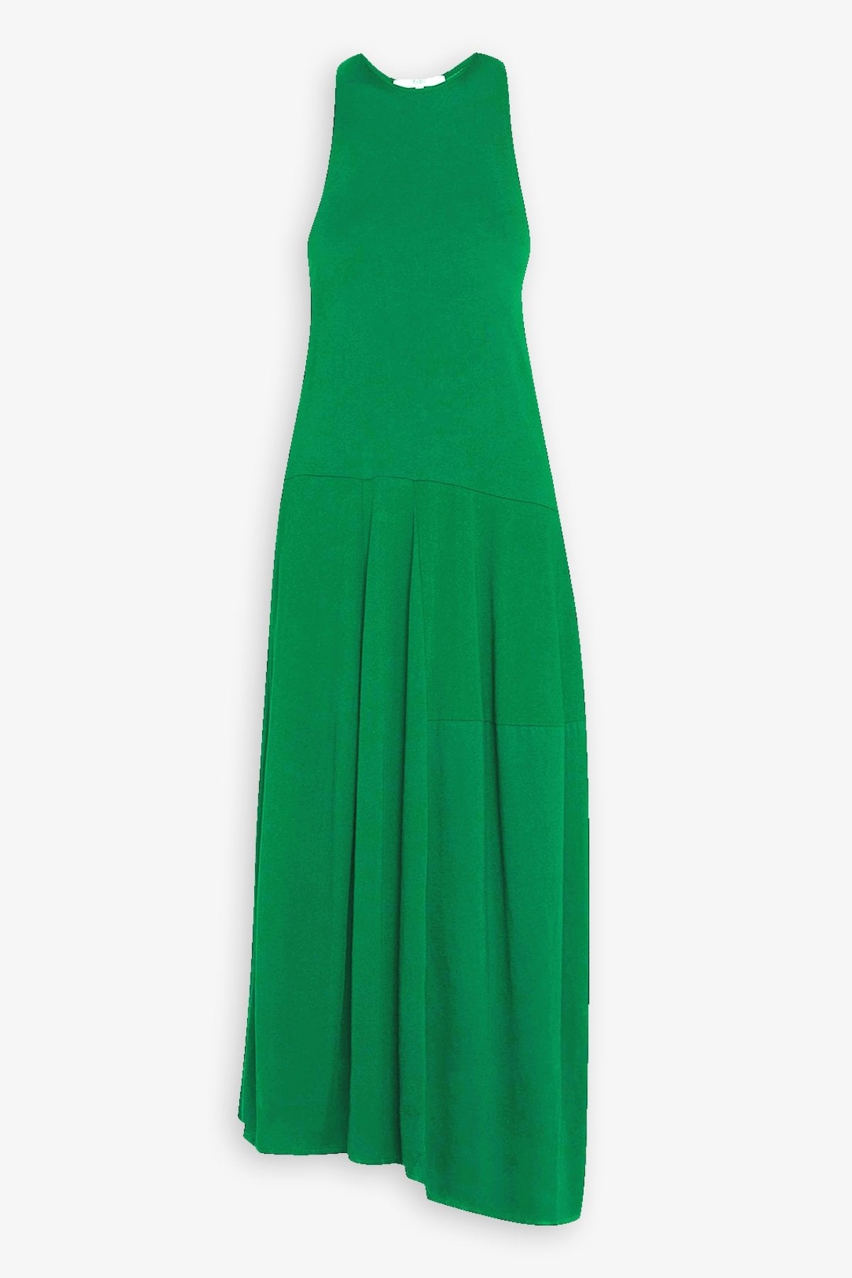 T-Shirt Sleeveless Dress in Green - shop-olivia.com