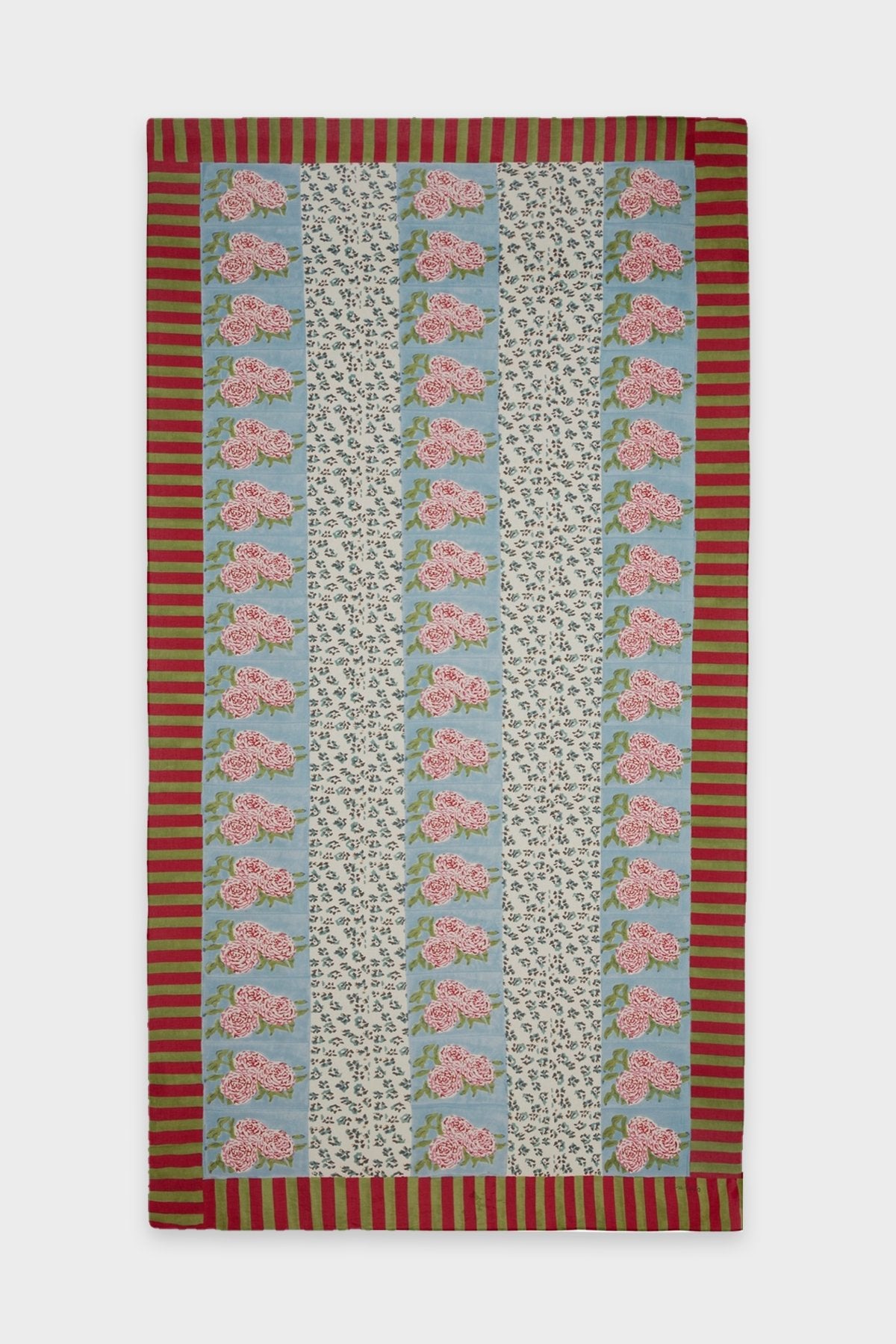 Tablecloth Muss Leopard Stripes 180 x 350 in Sky - shop-olivia.com