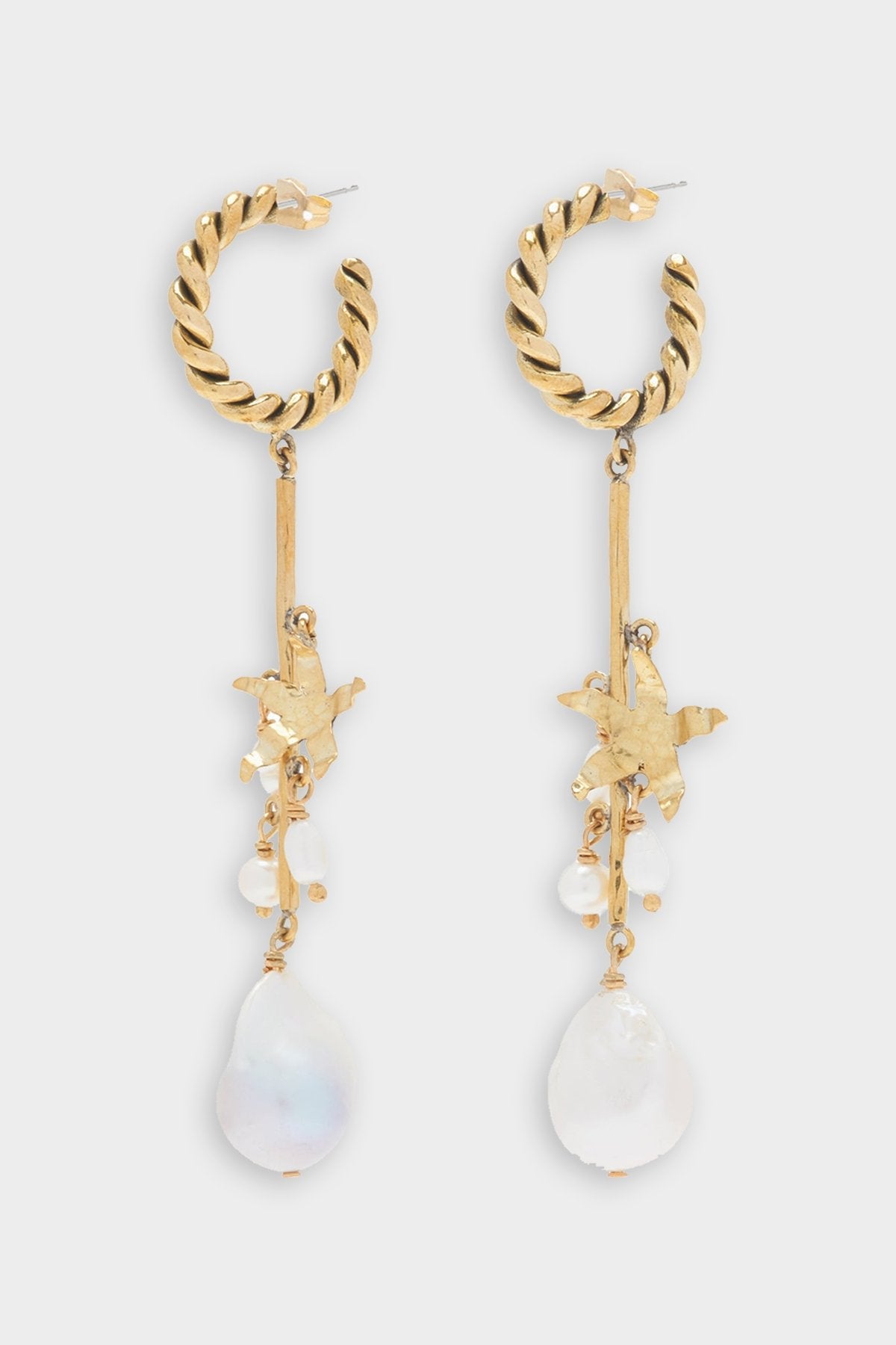 Talassa Earrings in Pearl - shop-olivia.com