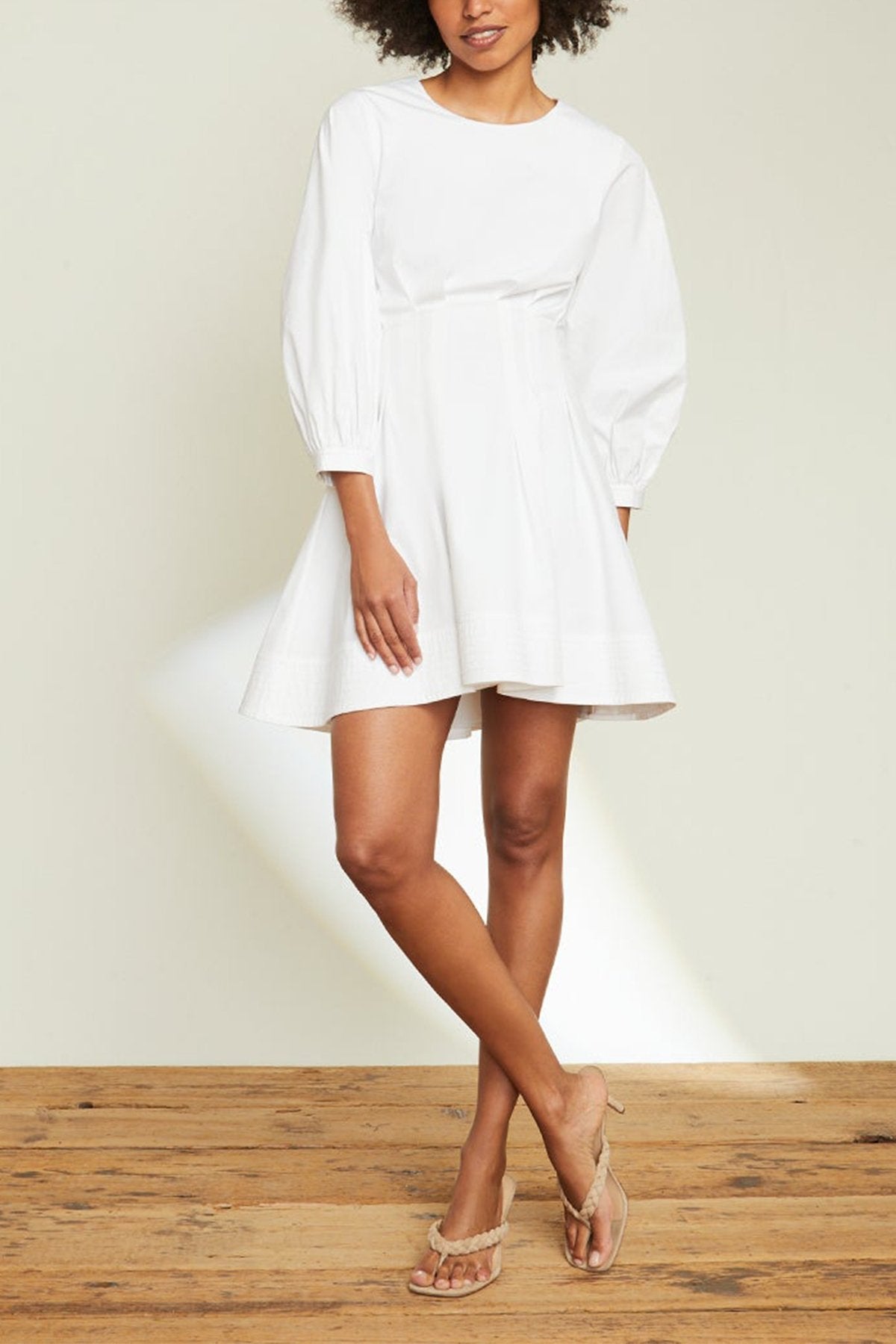 Torres Dress in White - shop-olivia.com