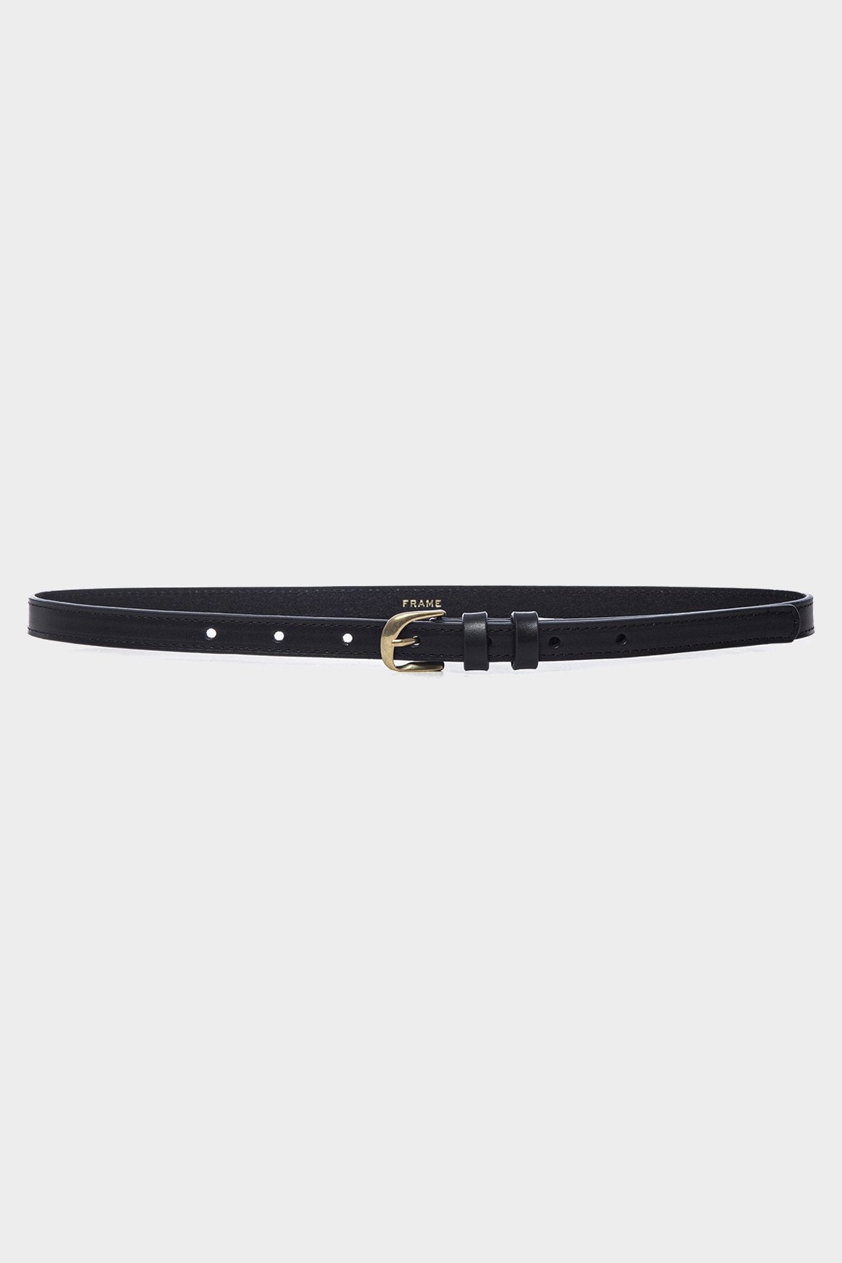 Twist Buckle Belt in Noir - shop-olivia.com