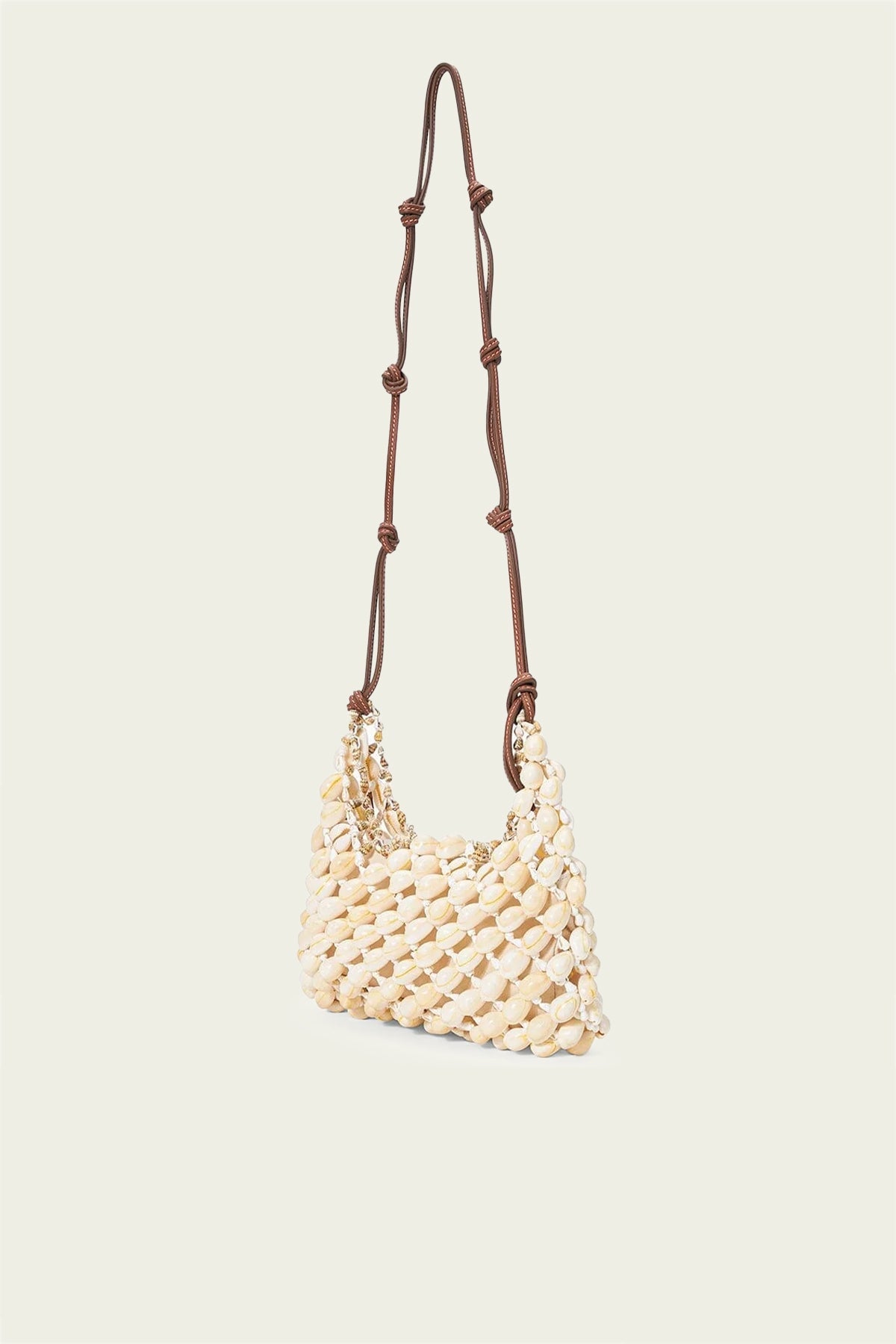 Vacanza Shell Shoulder Bag in Natural Tan - shop-olivia.com