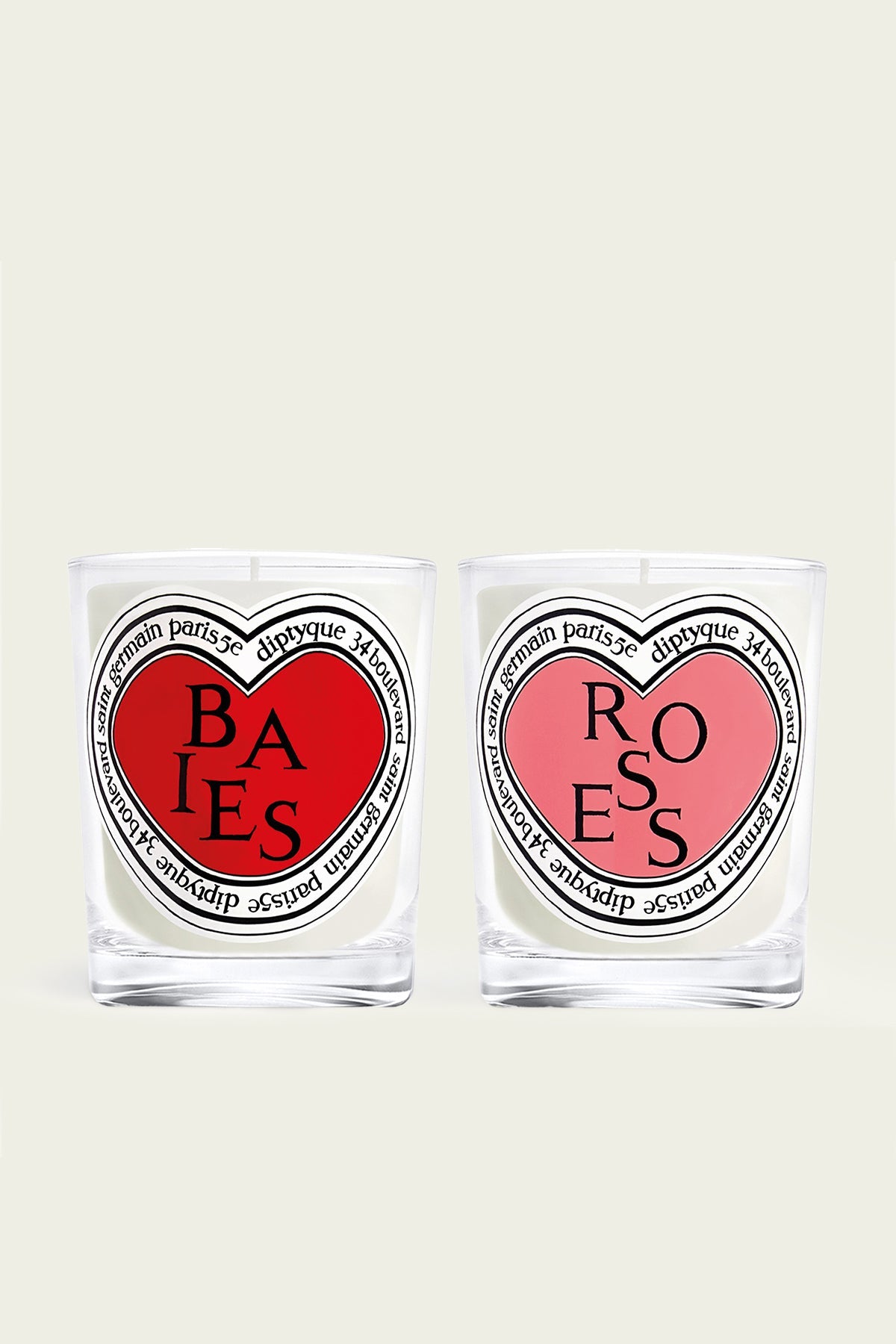 Valentine's Baies & Roses Classic Candle Duo - Limited Edition 2024