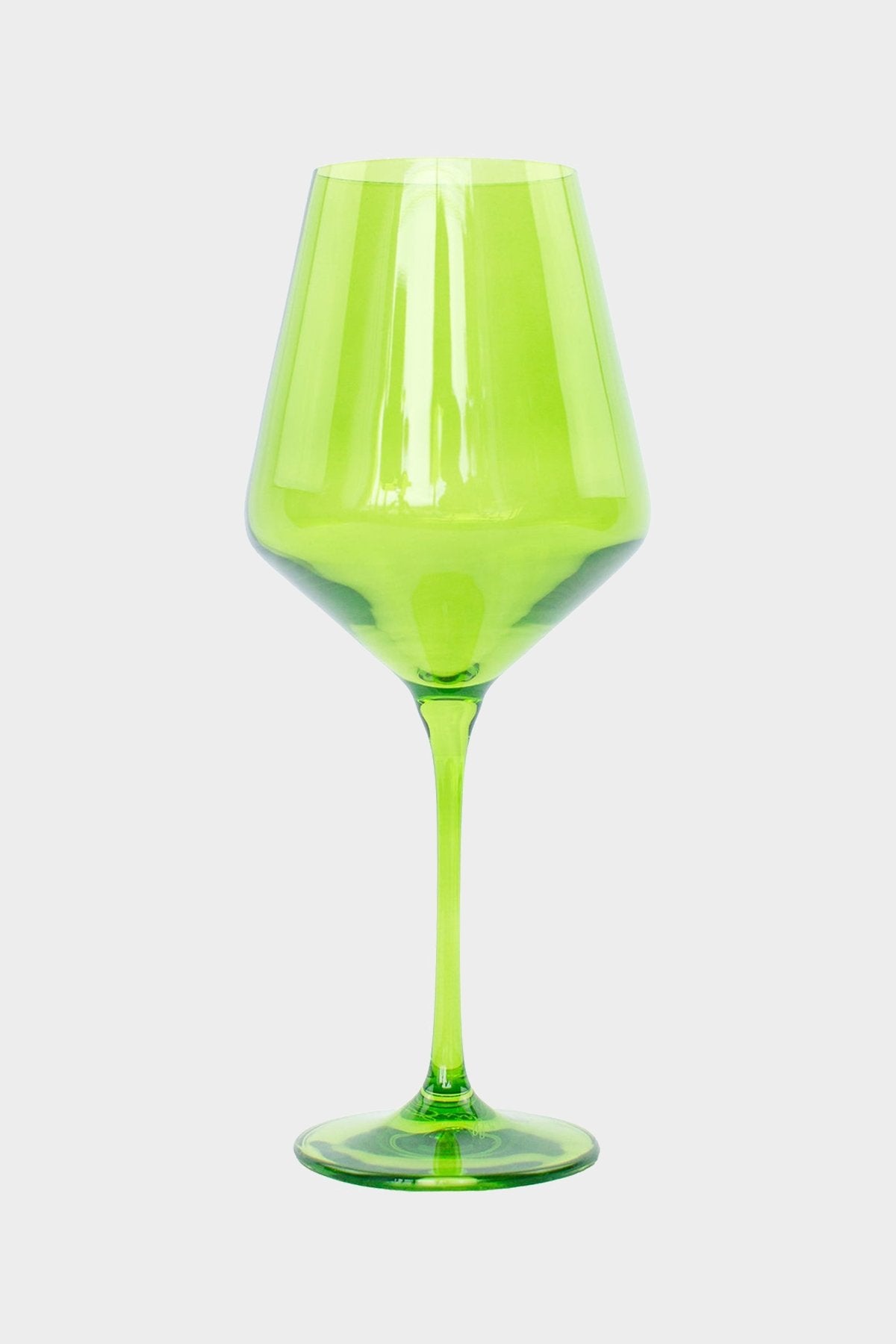 Estelle Colored Wine Stemware - Set of 6 {Forest Green}