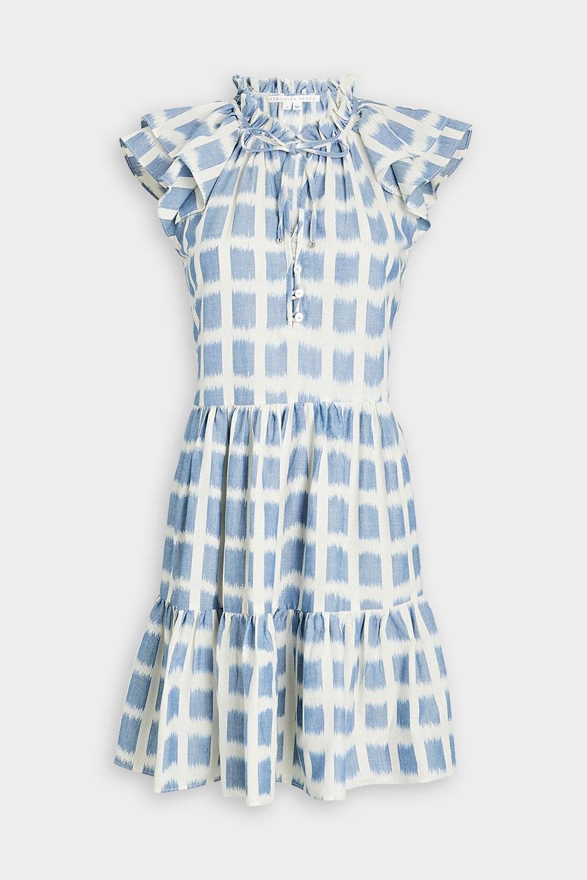 Zee Ikat Dress in Ecru Multi - shop-olivia.com