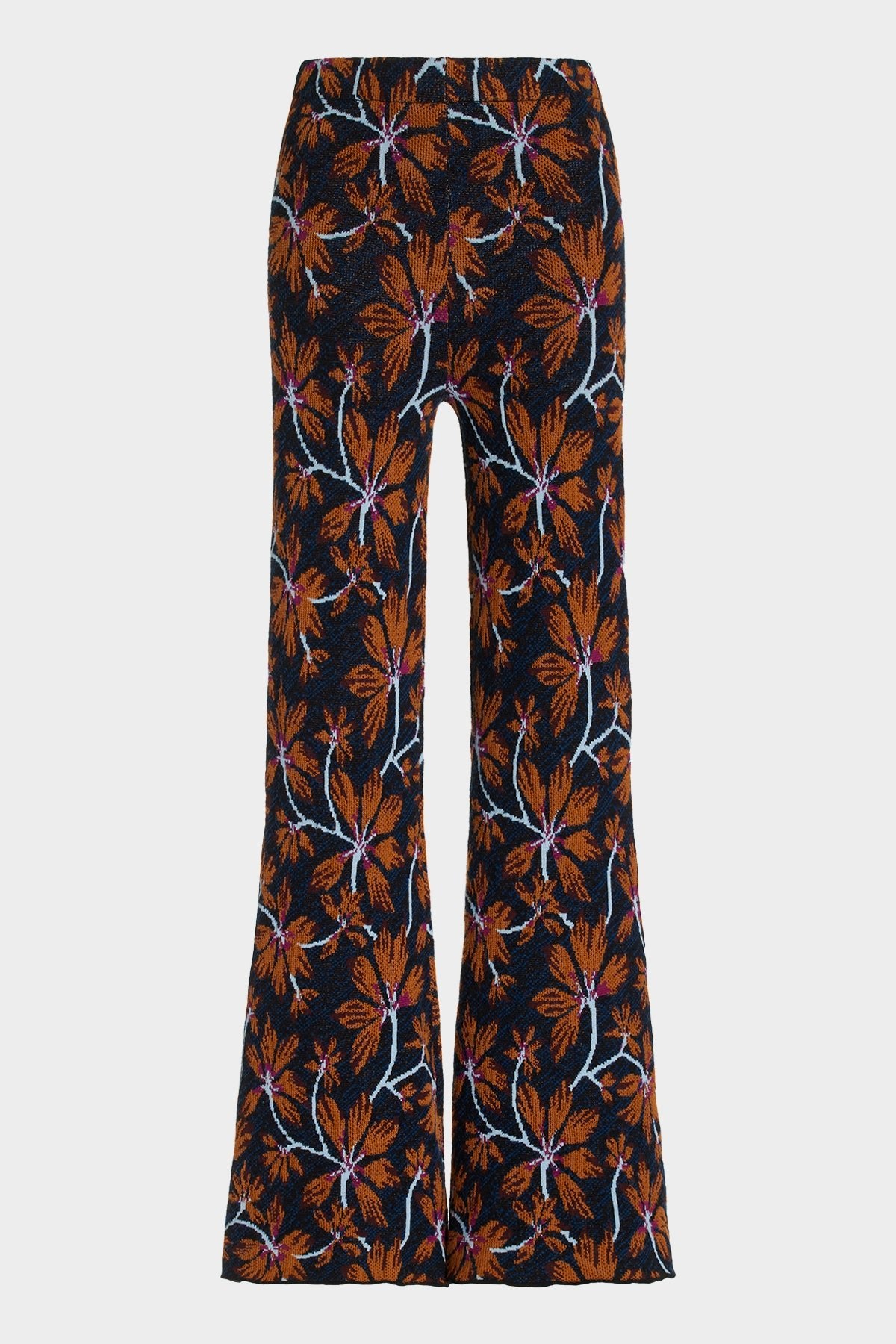 Zena Jacquard Pants in Bellflower - shop-olivia.com