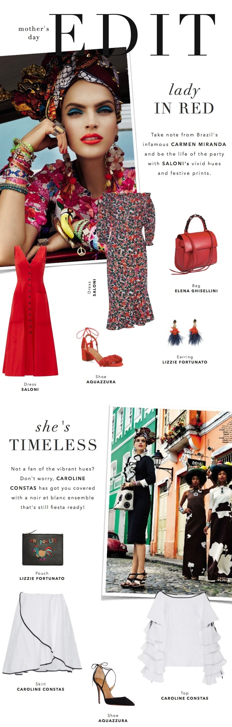 The Latest Styles: Saloni & Caroline Constas - shop-olivia.com
