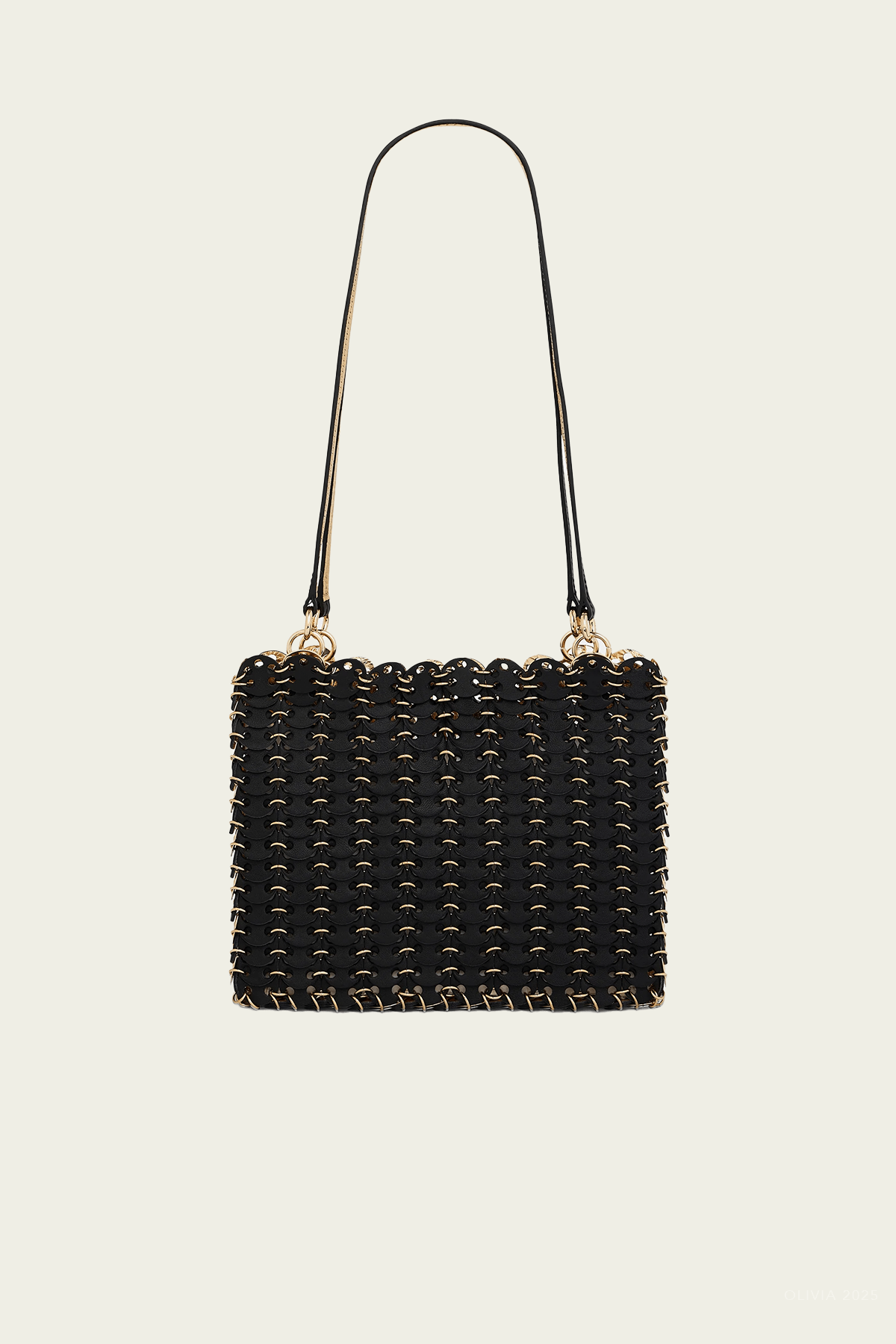 1969 Reversible Flip Leather Bag in Black Gold - shop - olivia.com