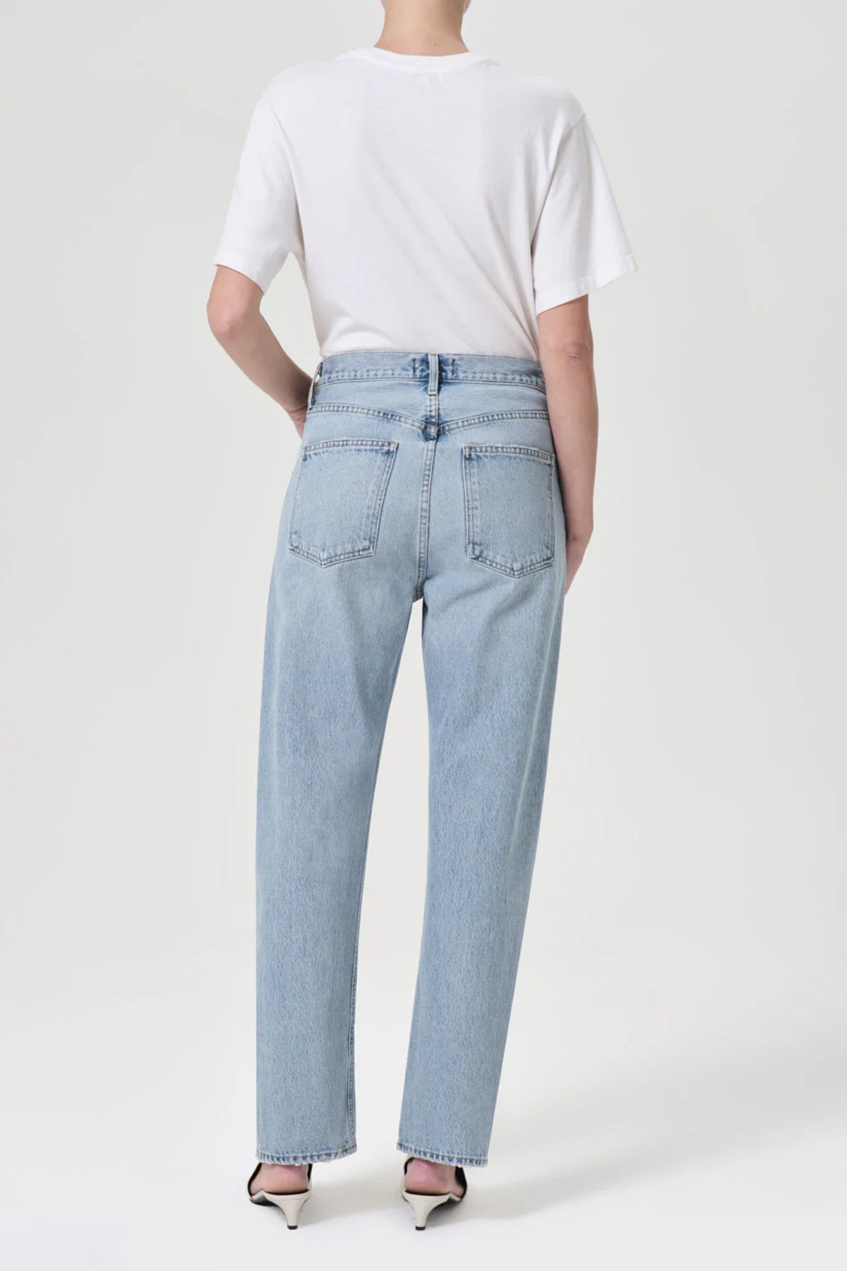 90's Mid Rise Straight Jean in Force - shop - olivia.com