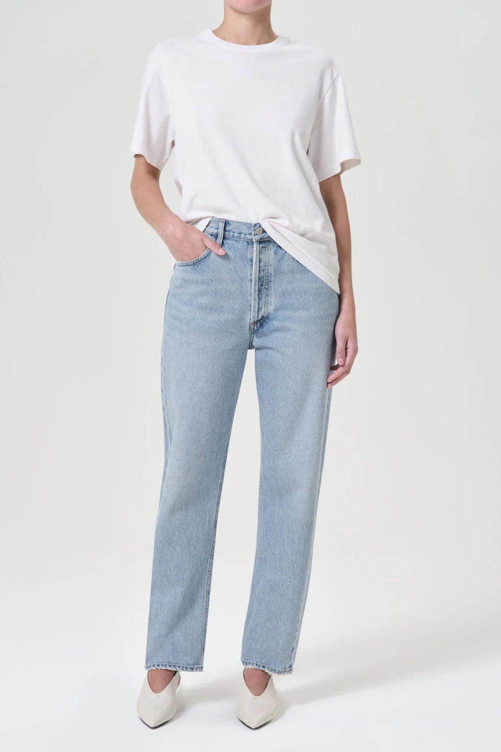 90s Mid Rise Straight Jean Force