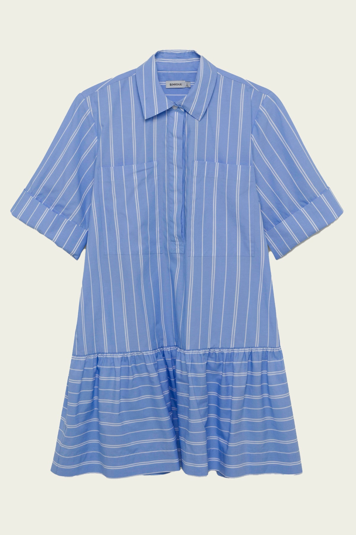 Cris Shirt Dress in Harbor Blue Stripe