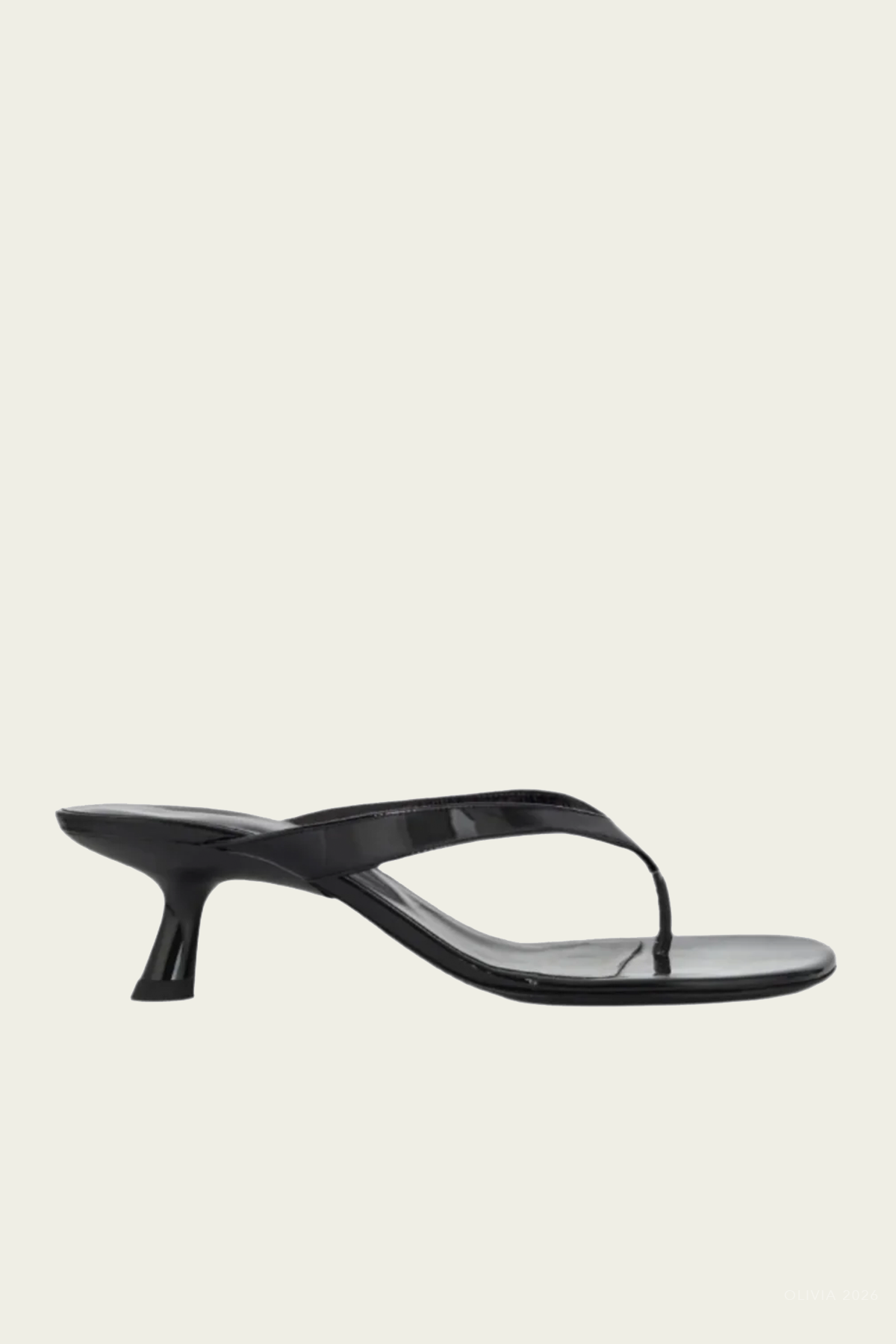 Beep Thong in Black Patent