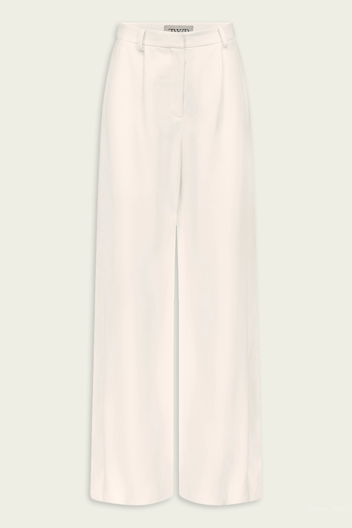Taite Pant in Ivory