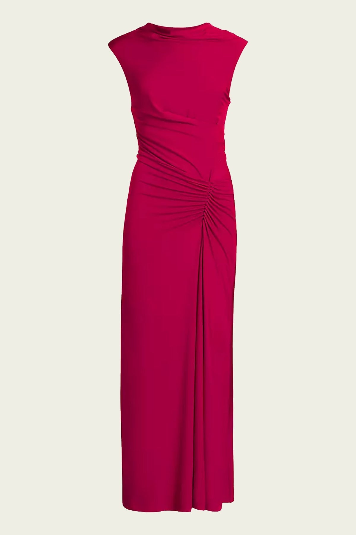 Acacia Sleeveless Midi Dress in Cherry - shop - olivia.com