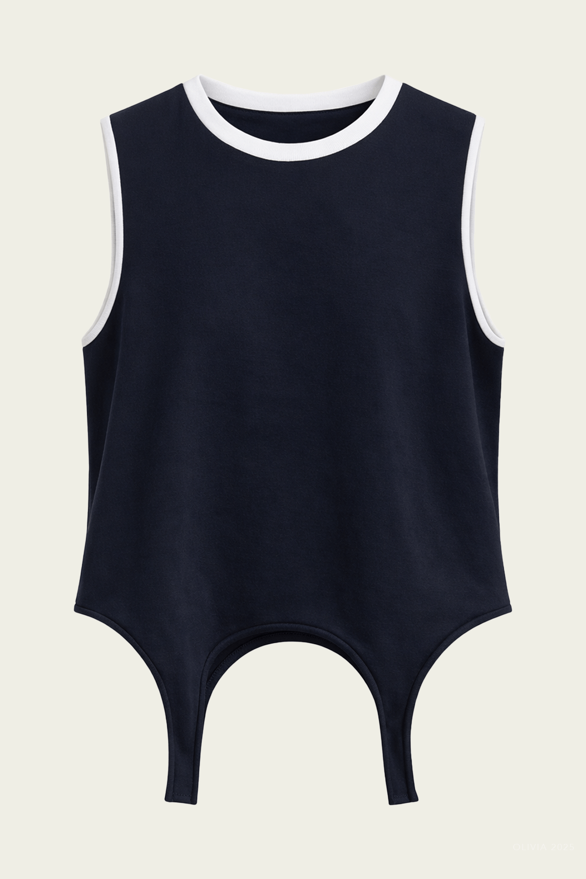 Active Knit Flip Tank in Navy - shop - olivia.com