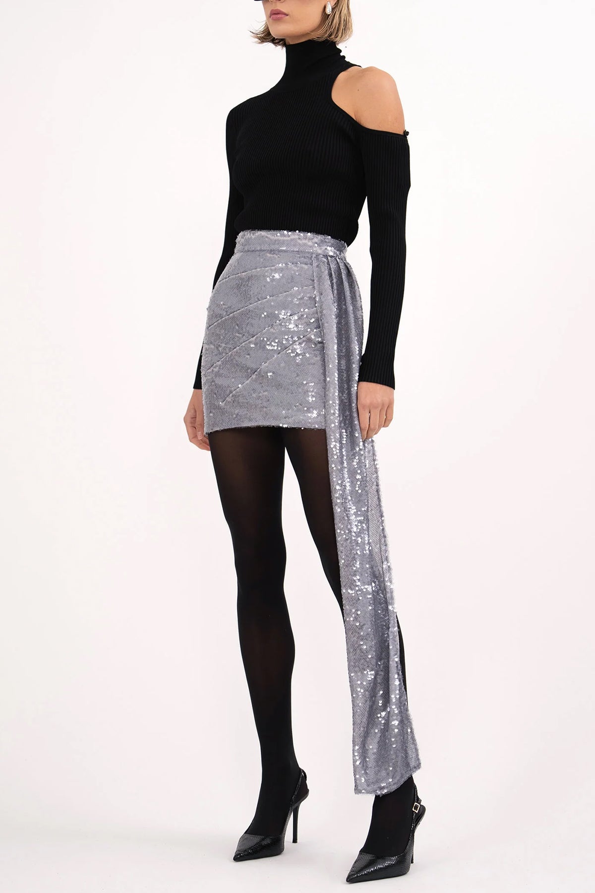 Adie Skirt in Silver - shop - olivia.com