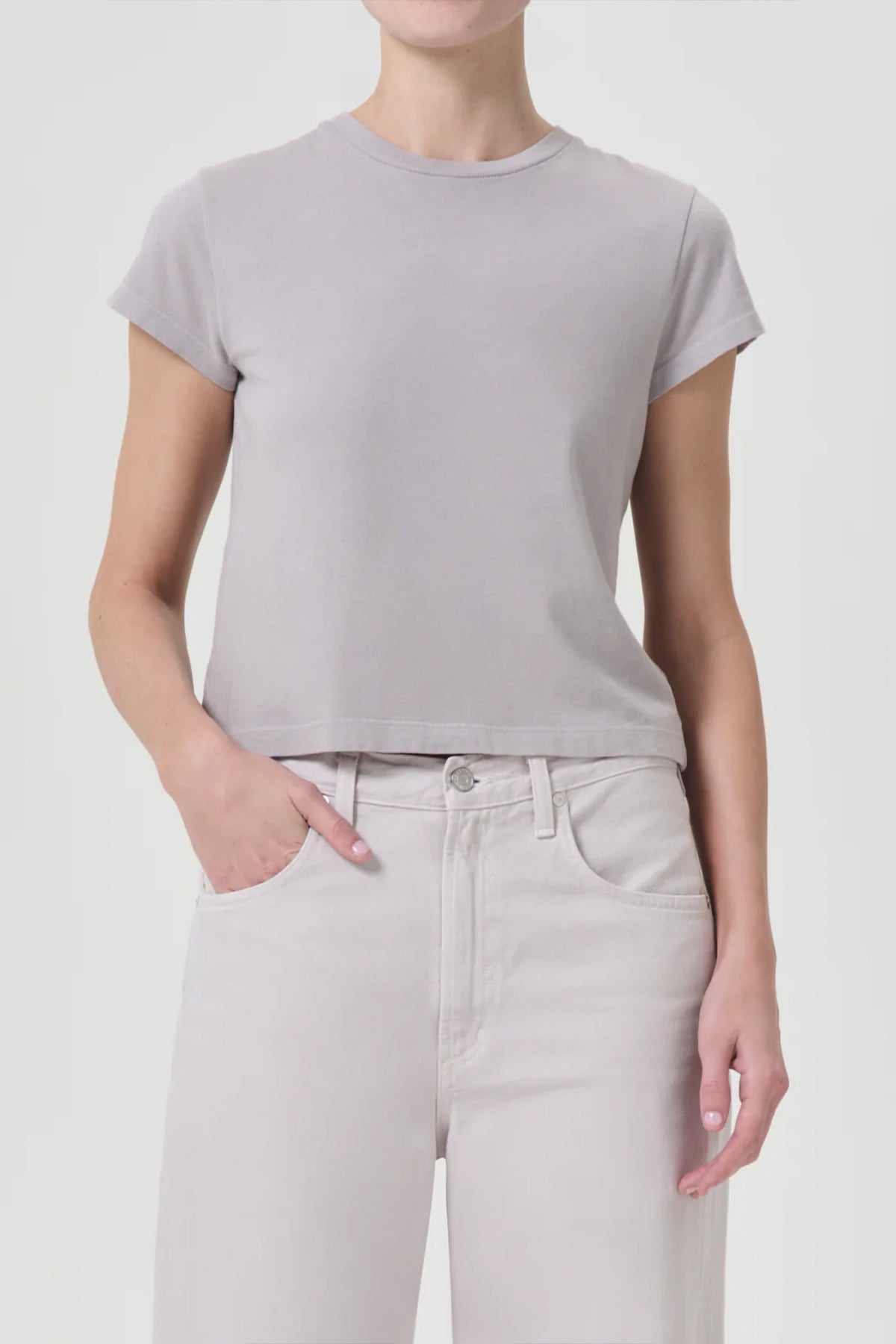 Adine Shrunken Tee in Flake - shop - olivia.com