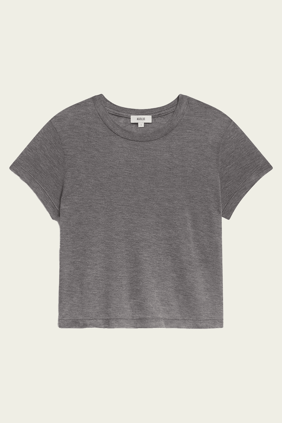 Adine Shrunken Tee (Tencel Jersey) in Grey Heather - shop-olivia.com