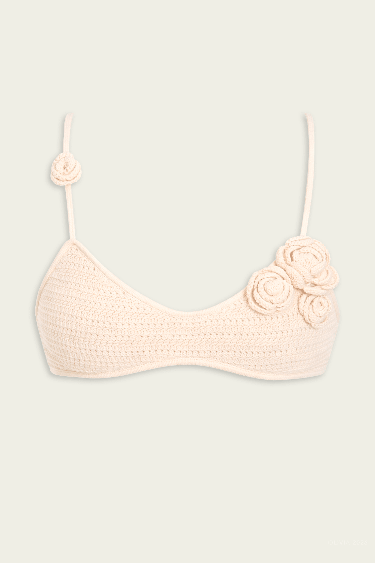 Adrienne Bikini Top in Vanilla - shop - olivia.com