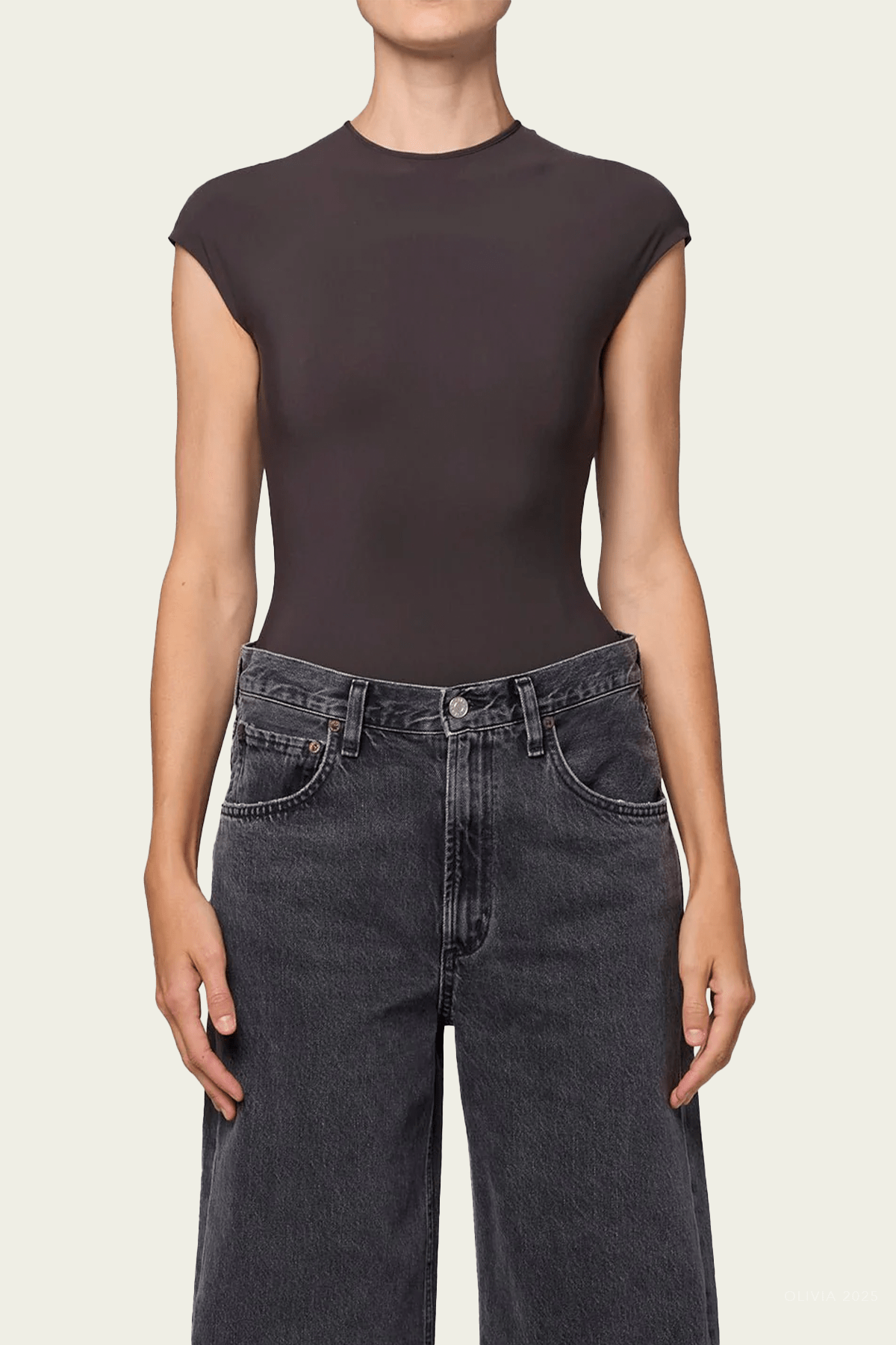 Agata Bodysuit in Carob - shop - olivia.com