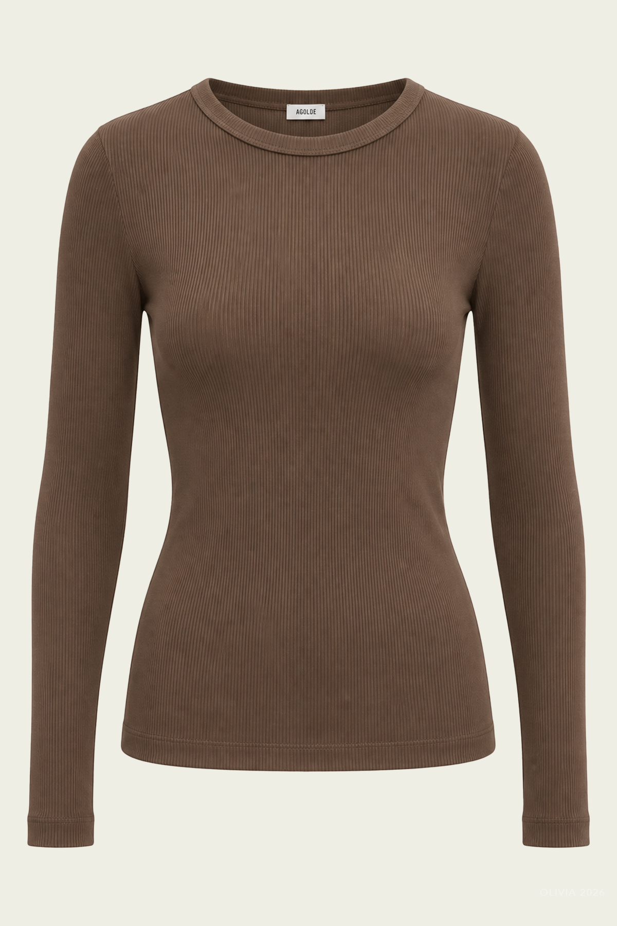 Delphi Slim Tee in Brunel