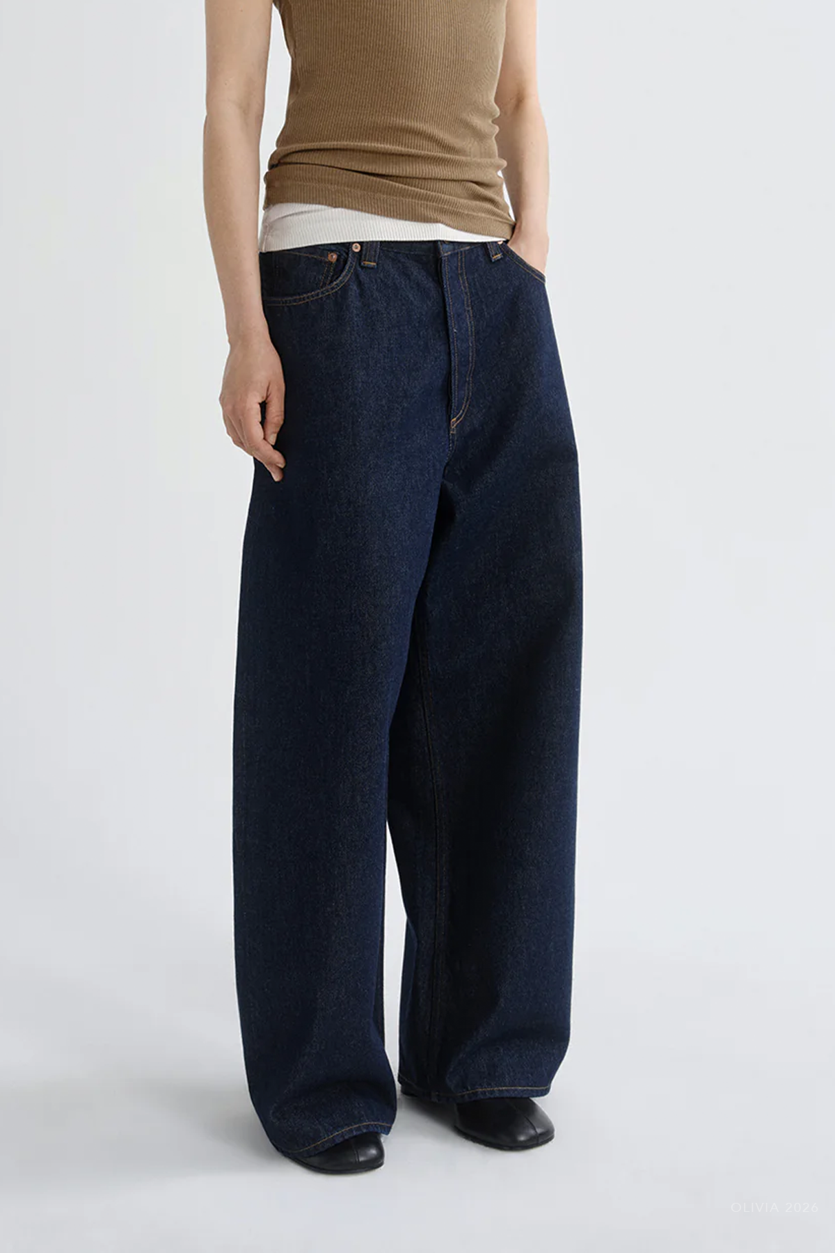 Rounded Baggy in Rinse