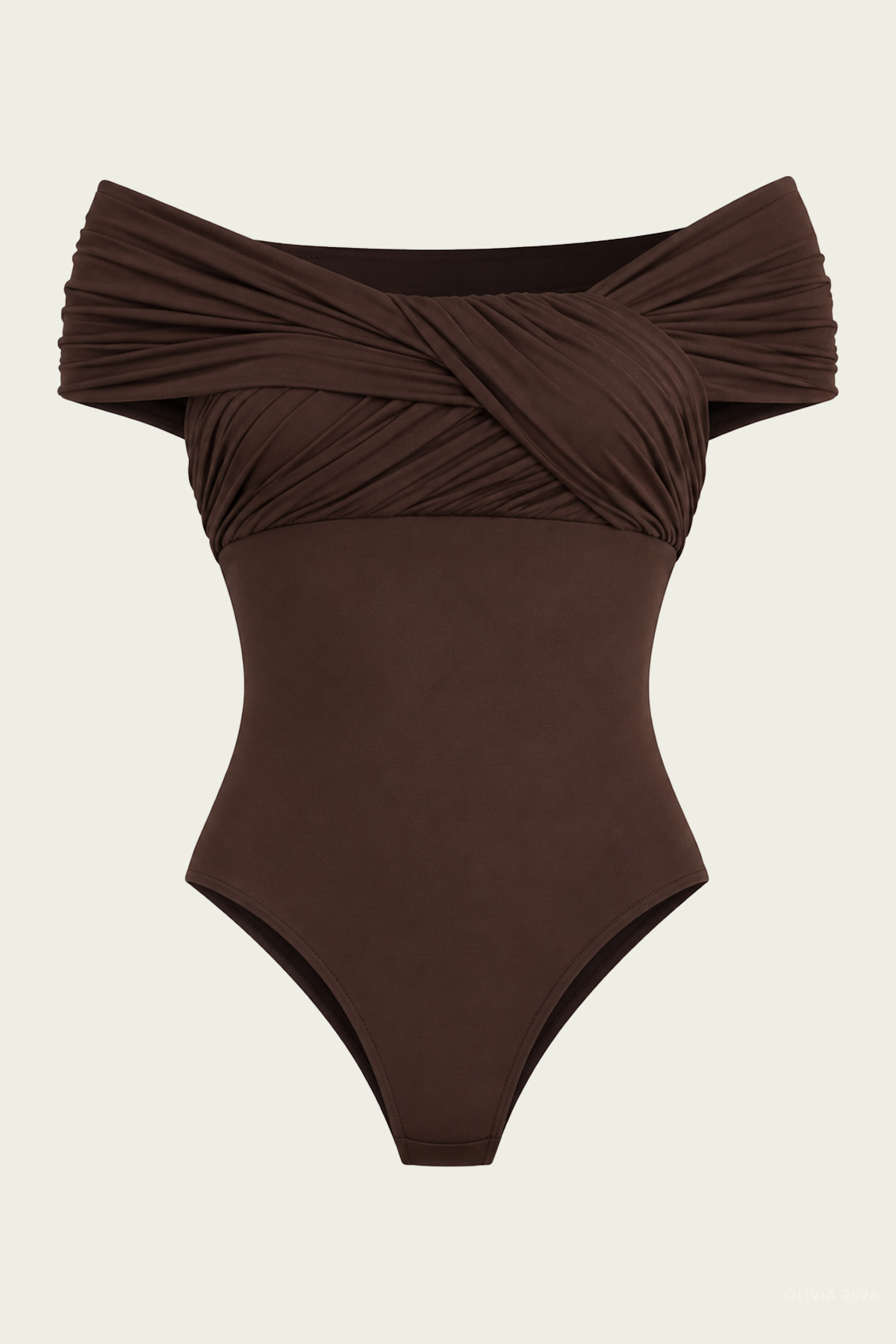 Stam Bodysuit in Chocolate