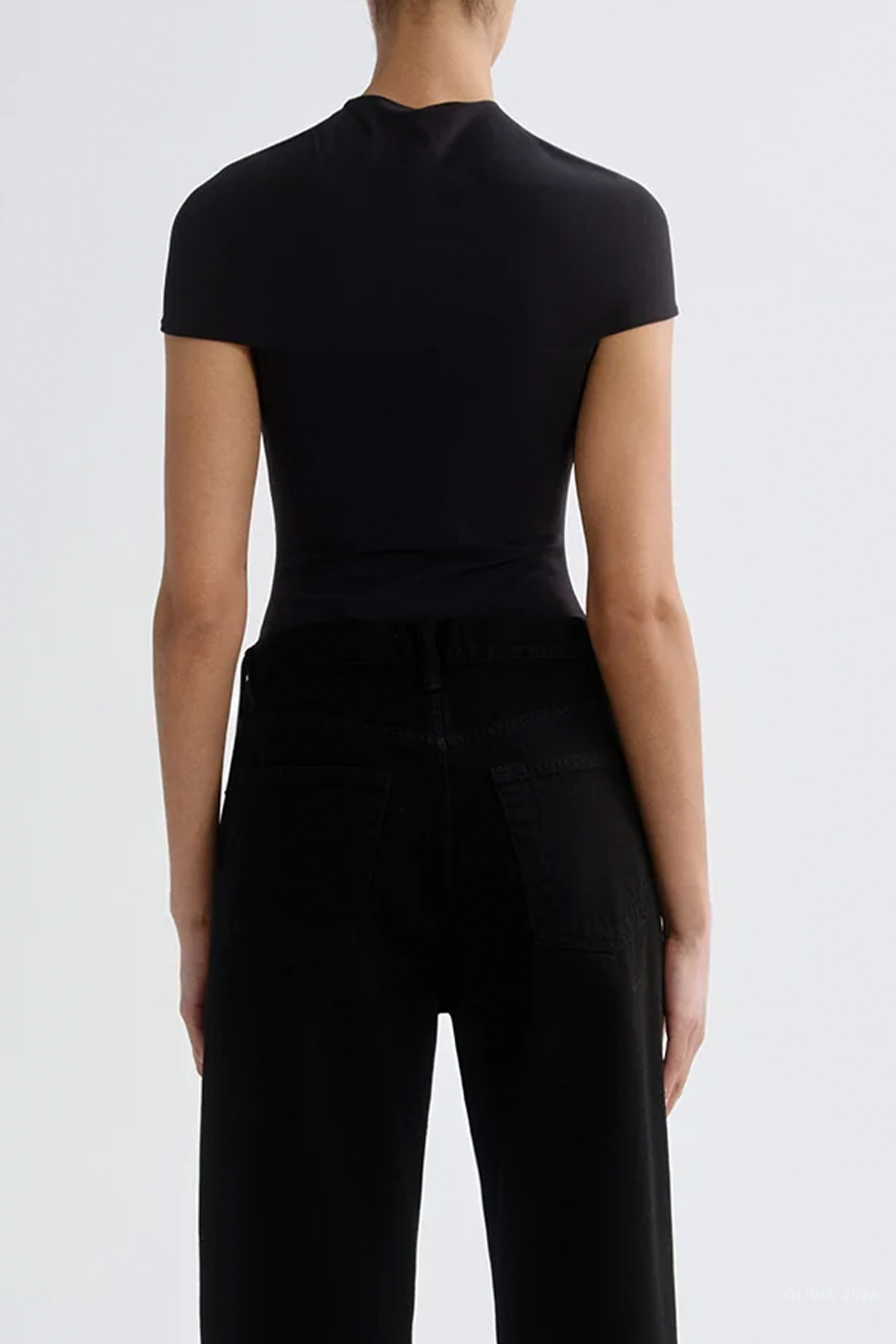 Olympia Bodysuit in Black