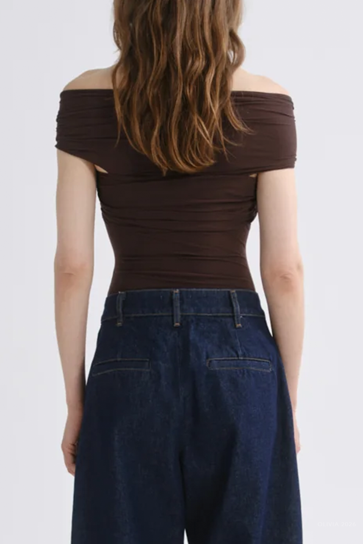 Stam Bodysuit in Chocolate