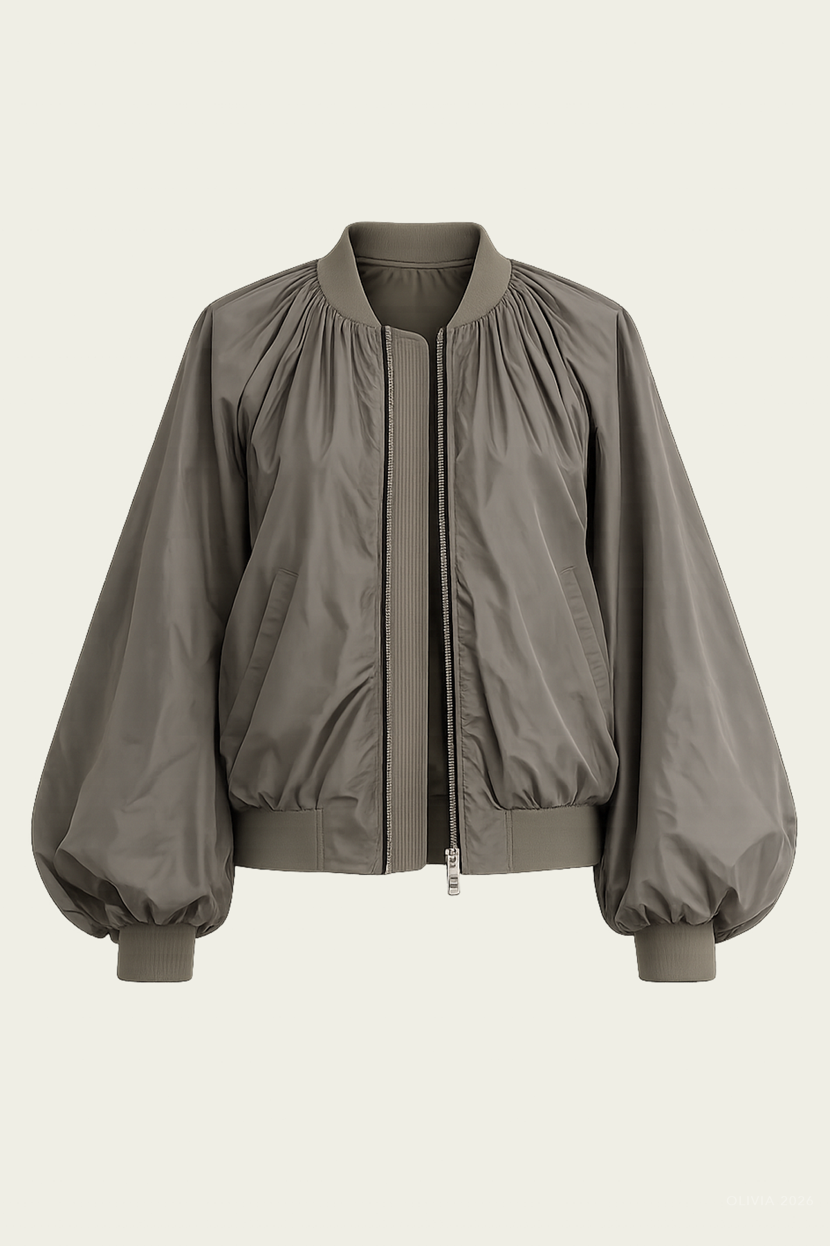 Raffi Bomber Jacket in Fern