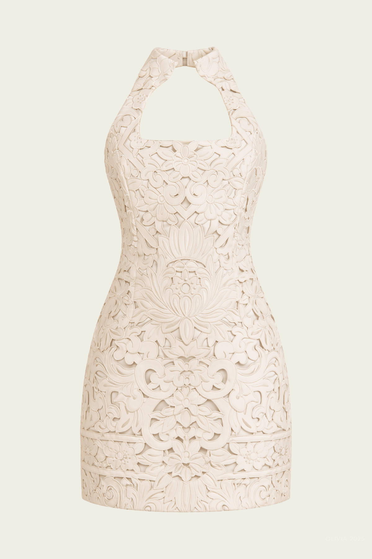 Akaia Mini Dress in Seashell - shop - olivia.com