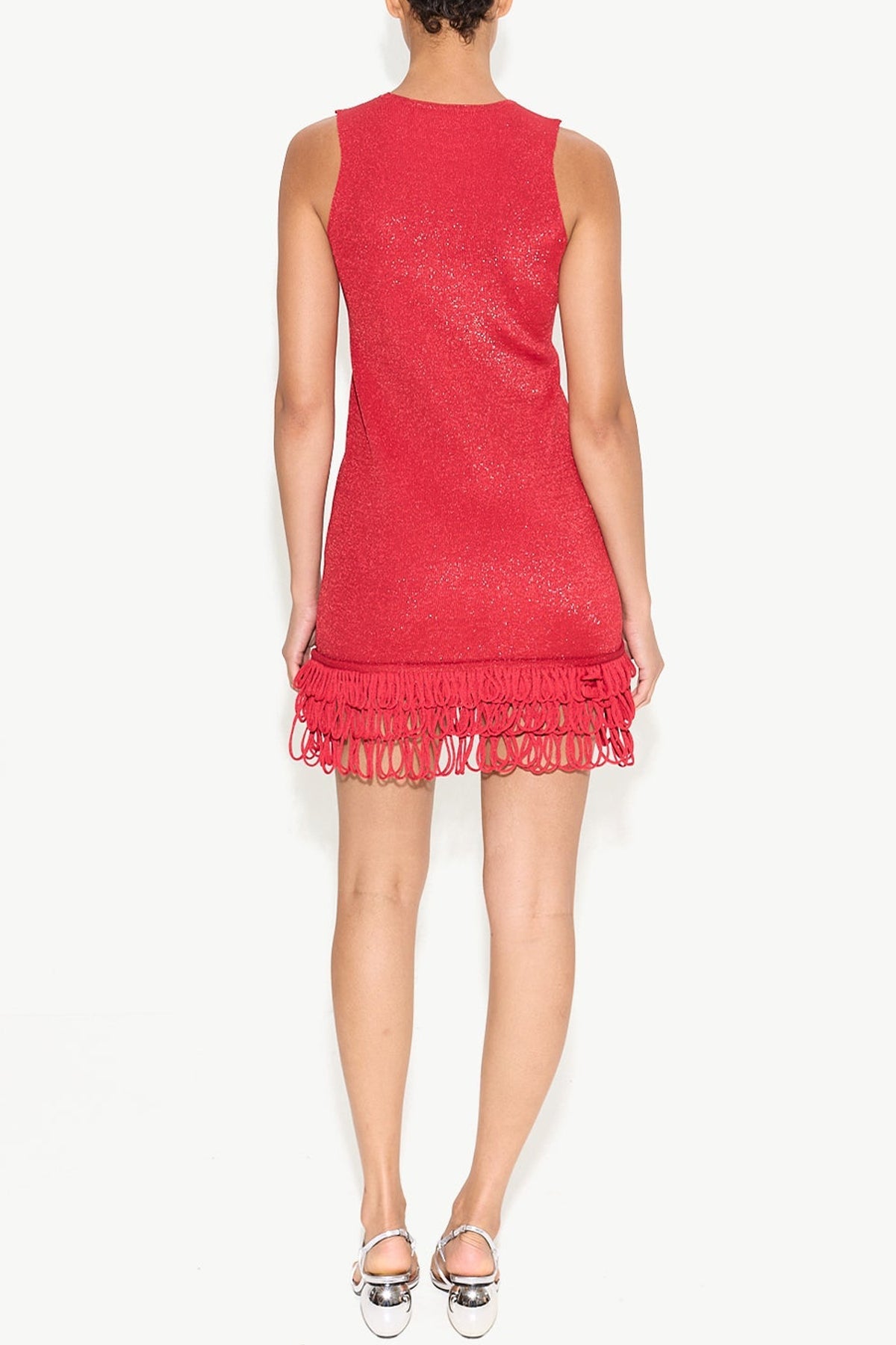 Albers Knit Mini Dress in Lucky Red - shop - olivia.com