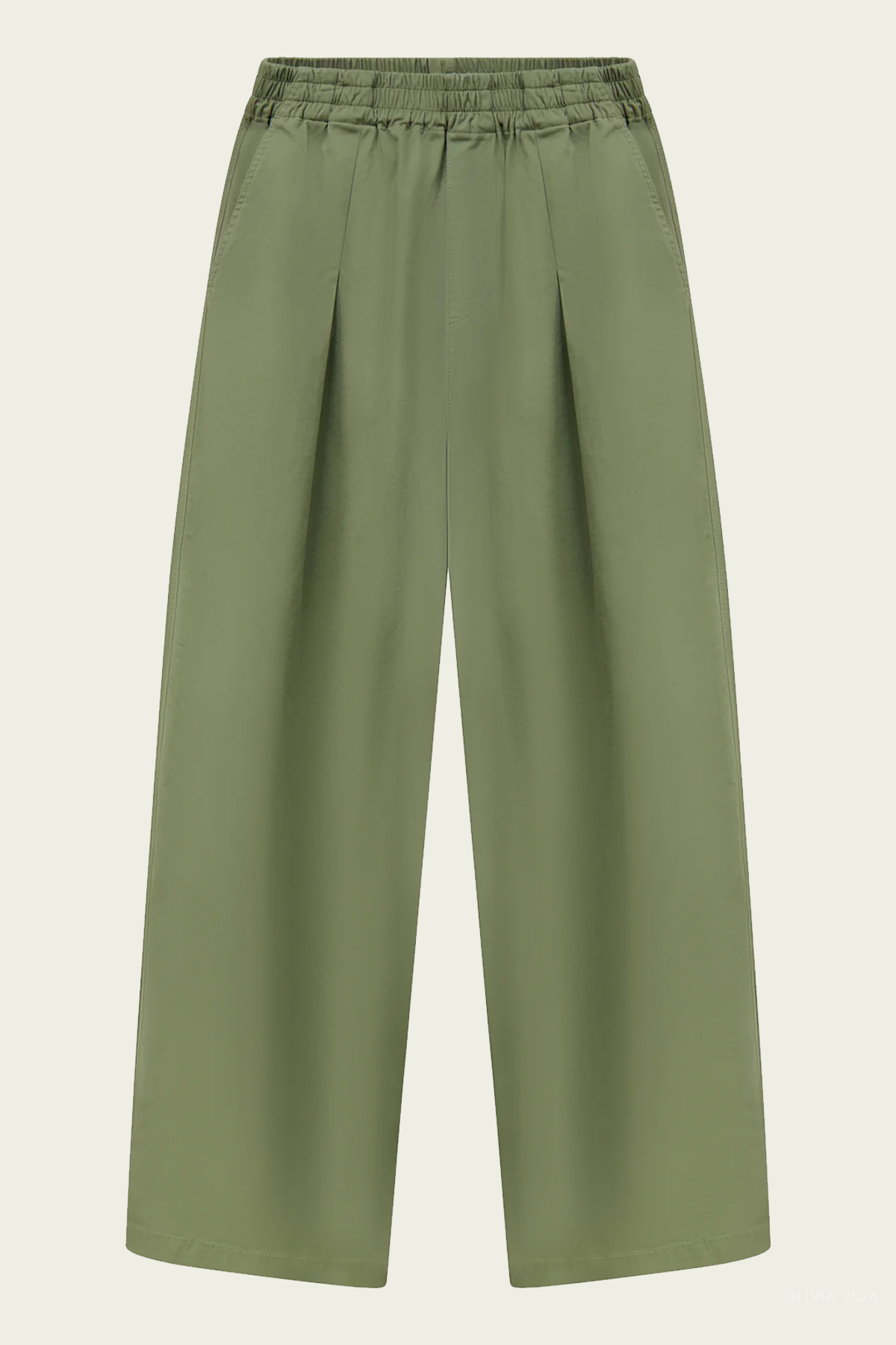 Palmer Cotton Twill Pant in Eucalyptus