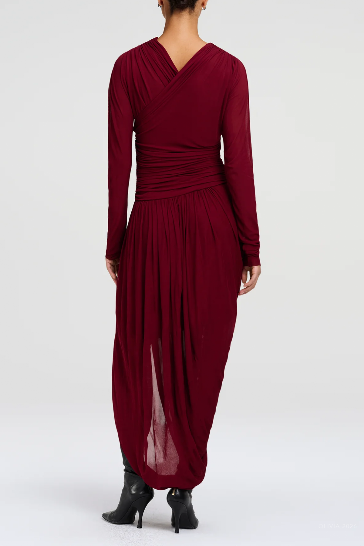 Mailie Jersey Midi Dress in Kalamata