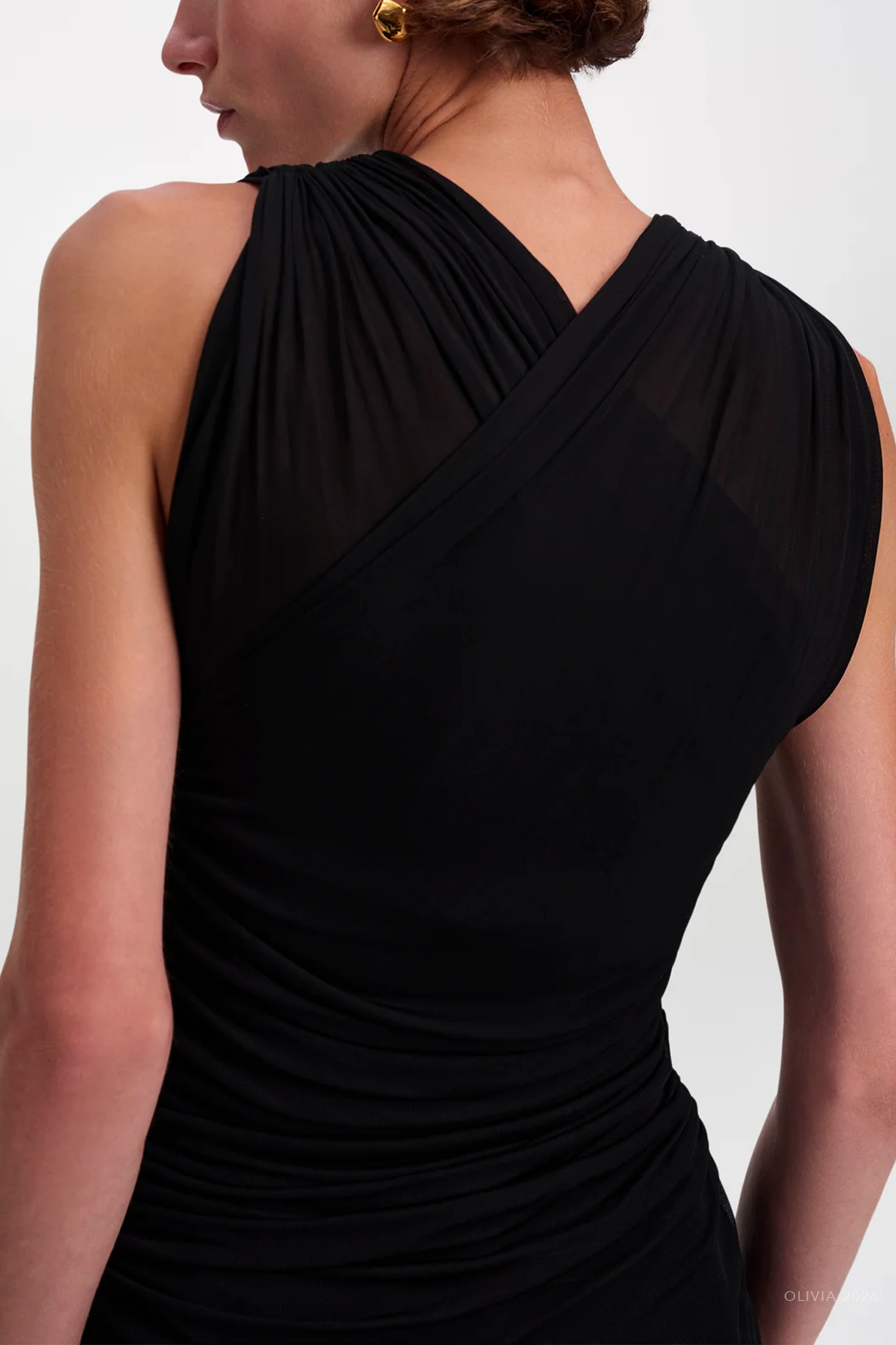 Posie Jersey Top in Black
