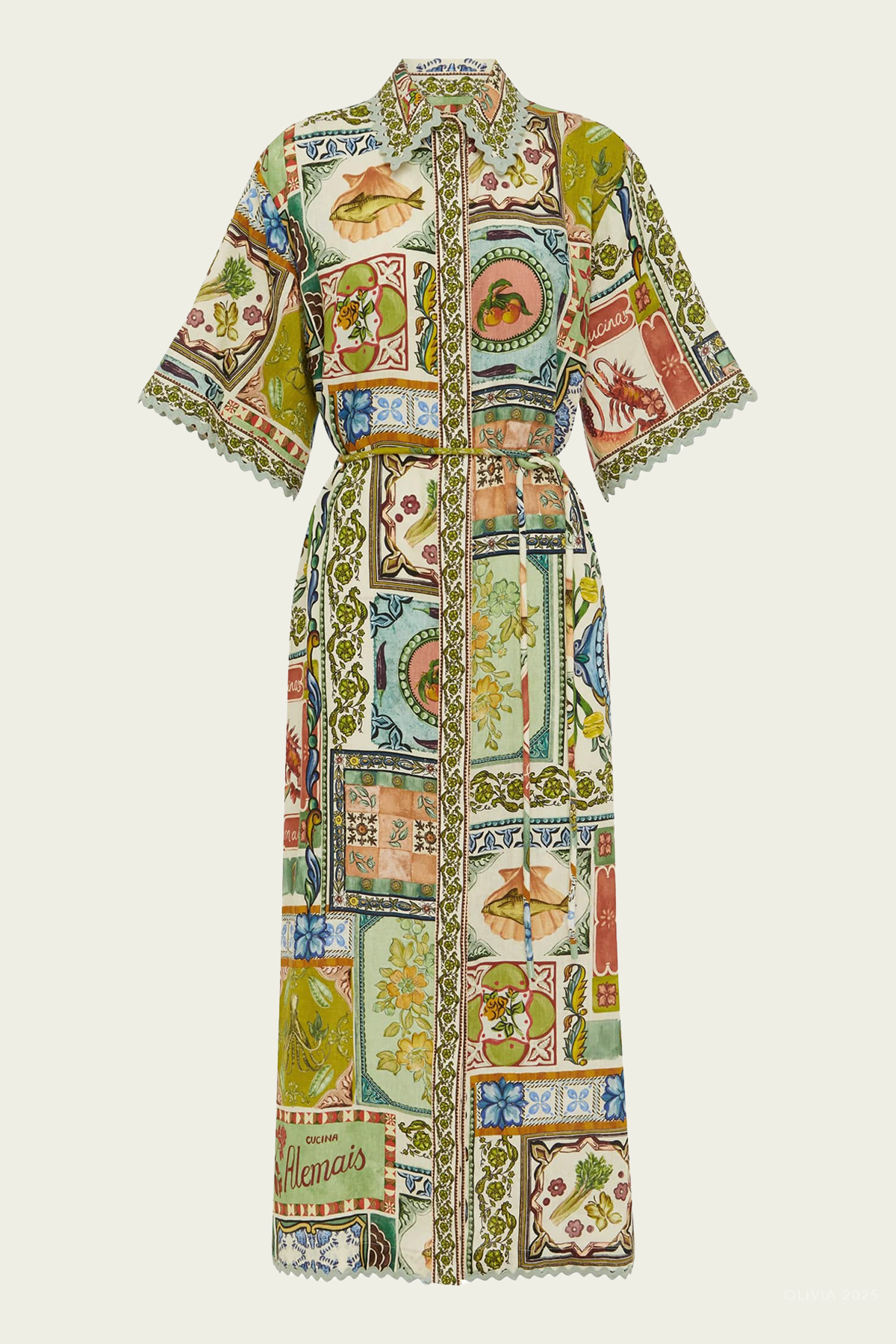Tommasina Shirtdress in Multi