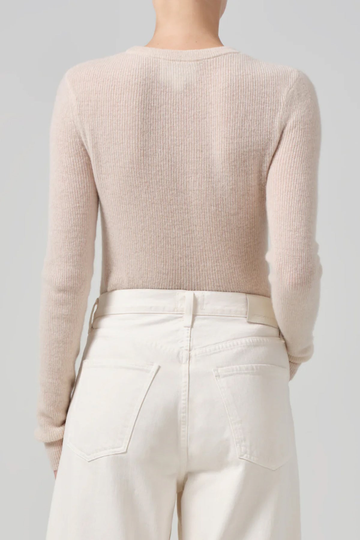 Alessia Crewneck Sweater in Cream - shop - olivia.com