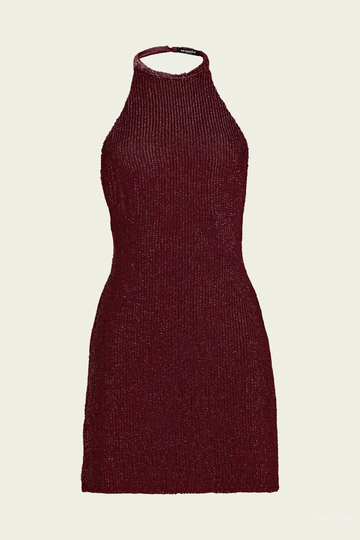 Alexis Sequin Dress in Port - shop - olivia.com