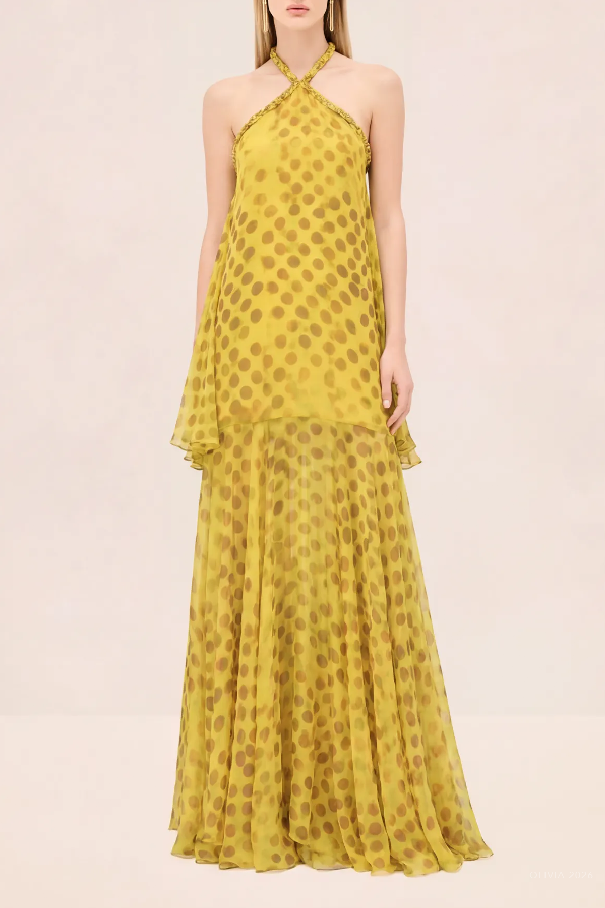 Eze Dress in Topaz Dot