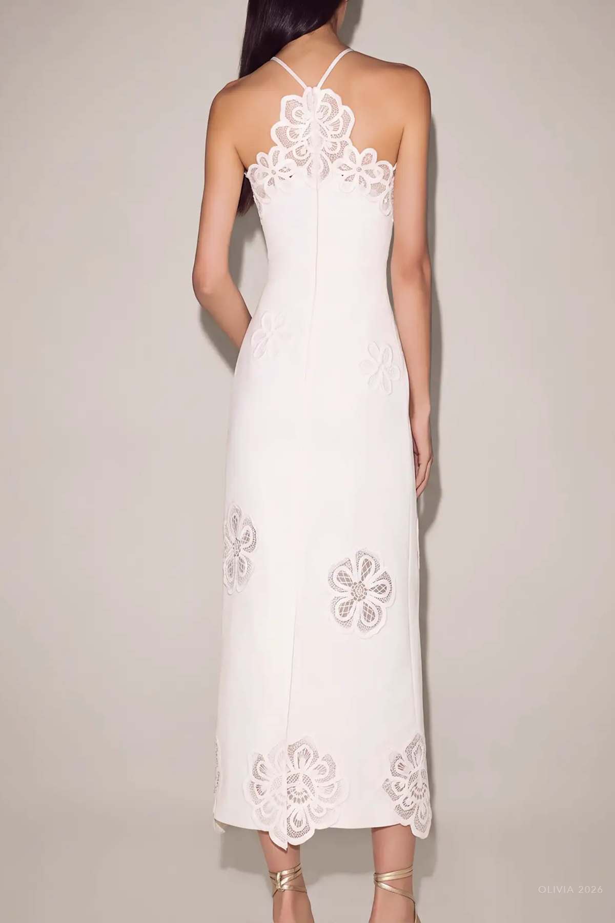Magnoa Maxi Dress in White