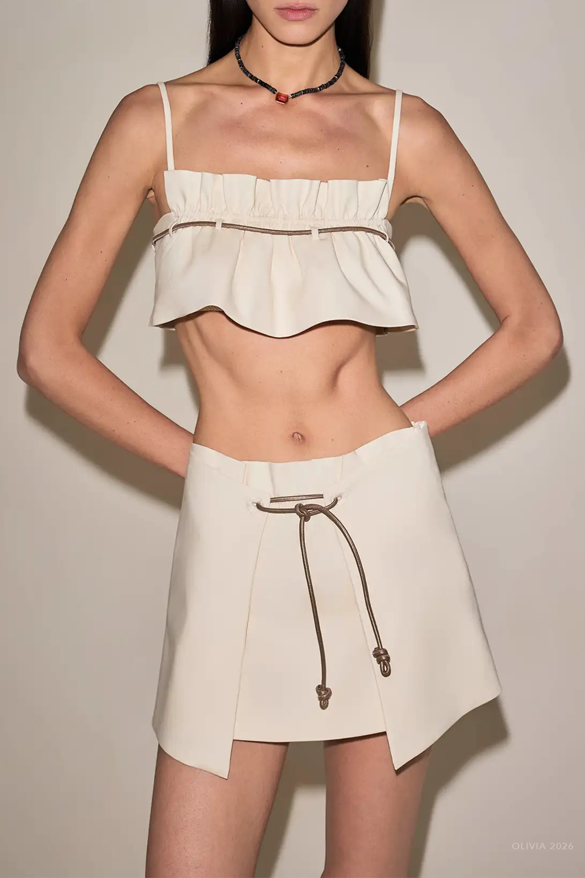 Filo Skort in Beige